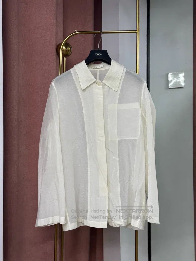 The Row The Row White shirt long sleeve top Size XS / US 0-2 / IT 36-38 - 1 Thumbnail