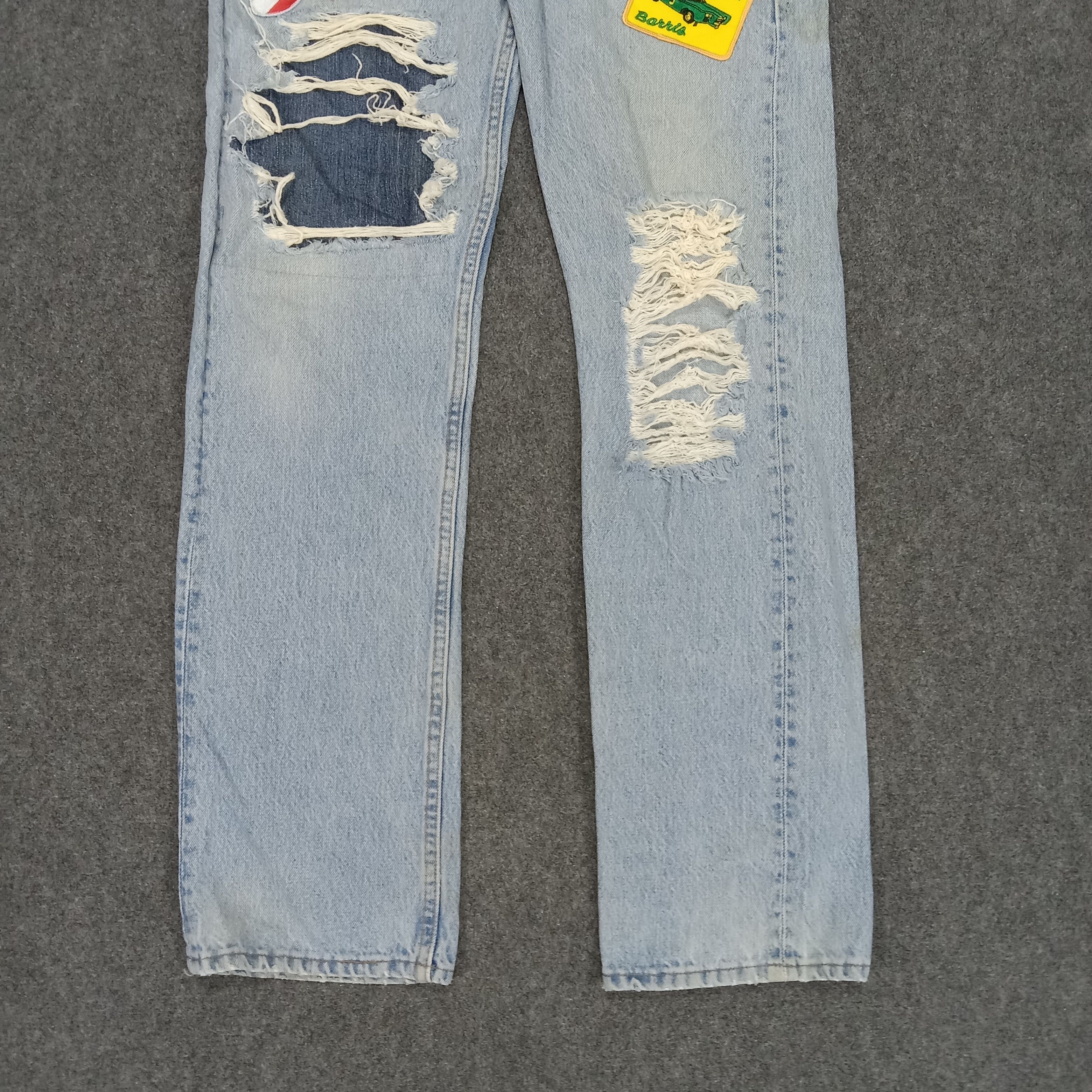Levi's × Vintage Levi's American Style Custom Patchwork Denim Jeans Size US 33 - 7 Thumbnail