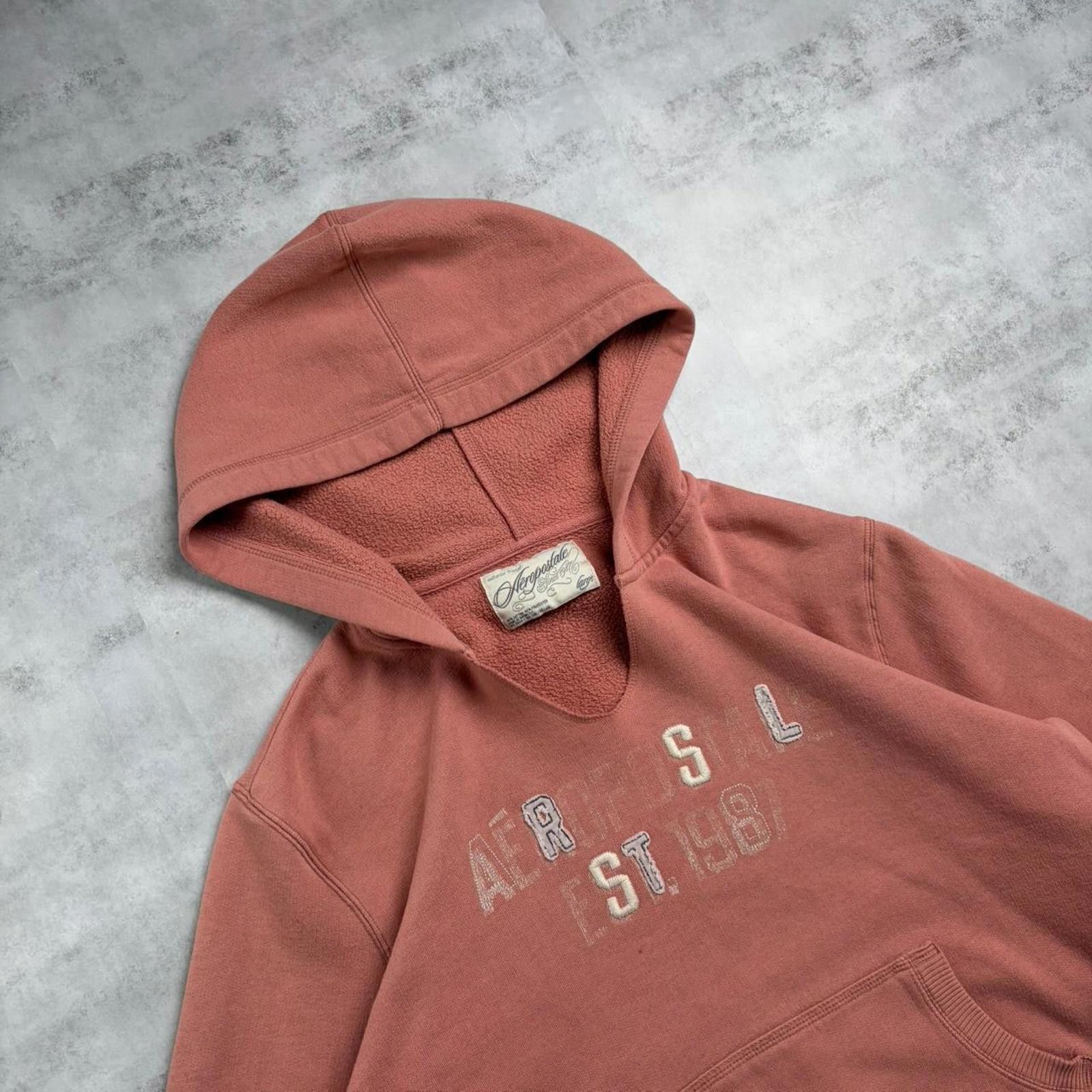 Aeropostale Y2K Pink Aeropostale Grunge Distressed Hoodie Size US L / EU 52-54 / 3 - 5 Thumbnail