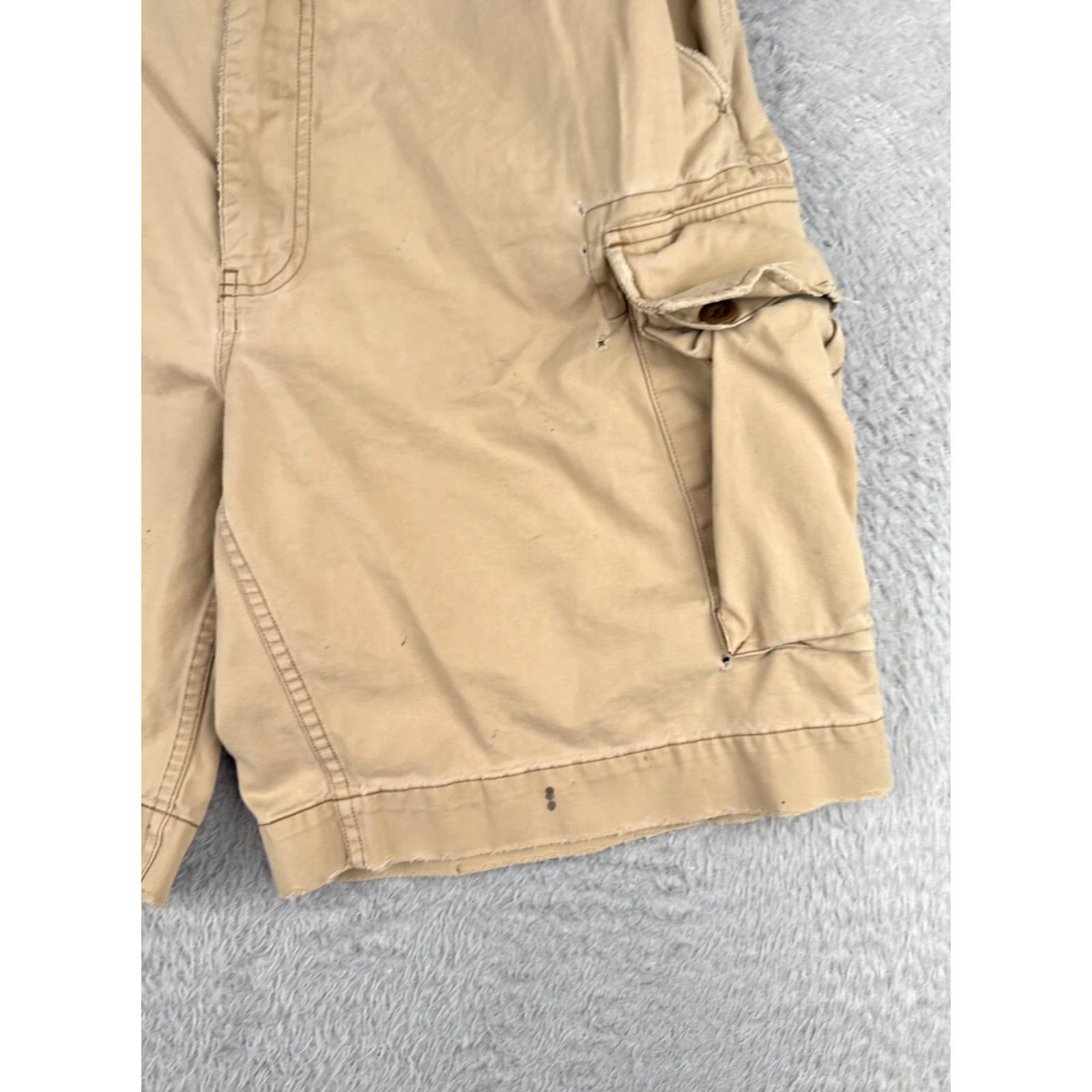 Polo Ralph Lauren Polo Ralph Lauren Shorts Men 36 Beige 100% Cotton Twill Cargo Hiking 36x10 Mens Size US M / EU 48-50 / 2 - 2 Thumbnail