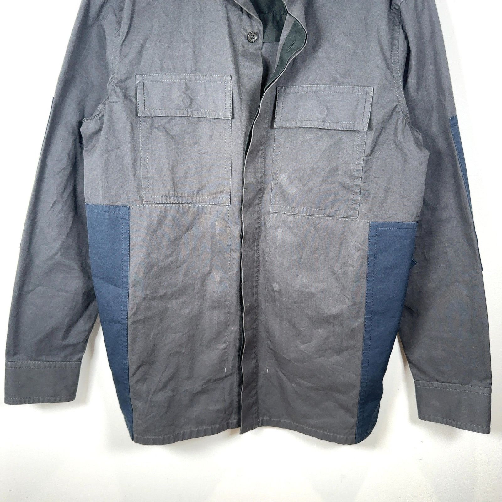 Bottega Veneta Bottega Veneta Multi-Pocket Military Patch Button-Up Shirt Size US S / EU 44-46 / 1 - 3 Thumbnail