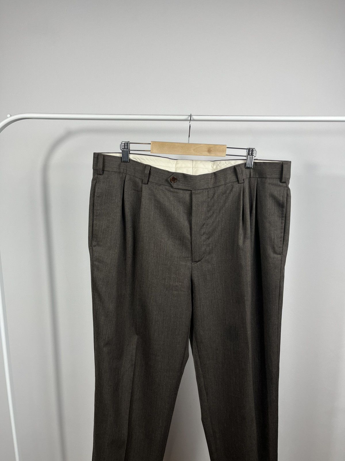 Brooks Brothers Brooks Brothers Madison Fit Dress Pants Wool W38 L32 Size US 38 / EU 54 - 2 Thumbnail
