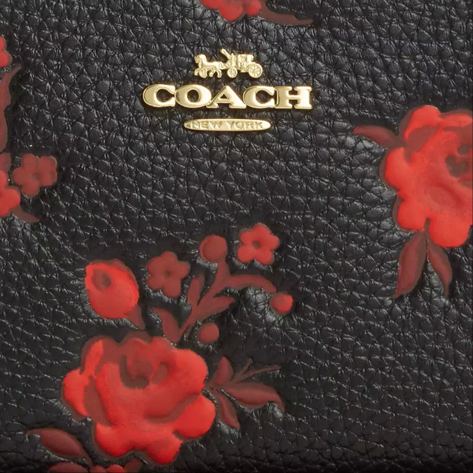 Coach NWT Coach Long Zip Around Wallet With Floral Print CCL36 Size ONE SIZE - 10 Thumbnail