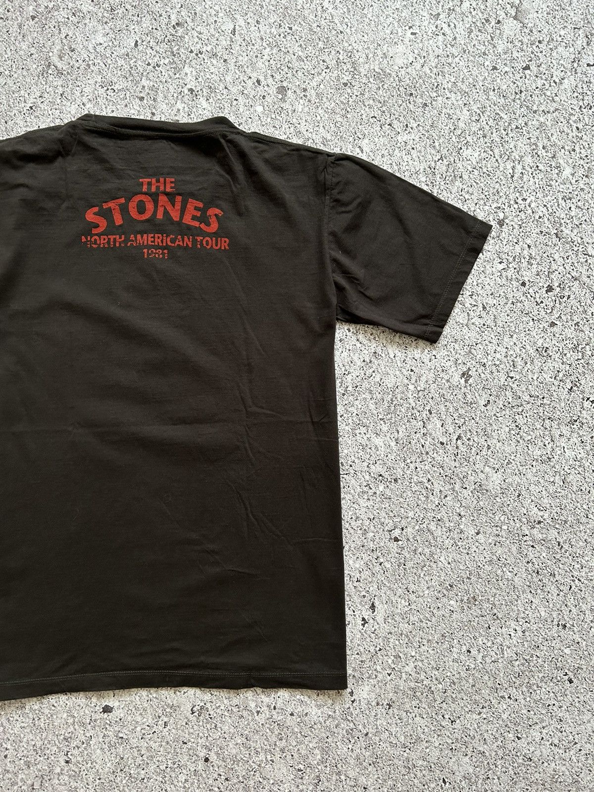 Band Tees × Vintage Vintage The Rolling Stones North American Tour 1981 T-Shirt Size US L / EU 52-54 / 3 - 6 Thumbnail