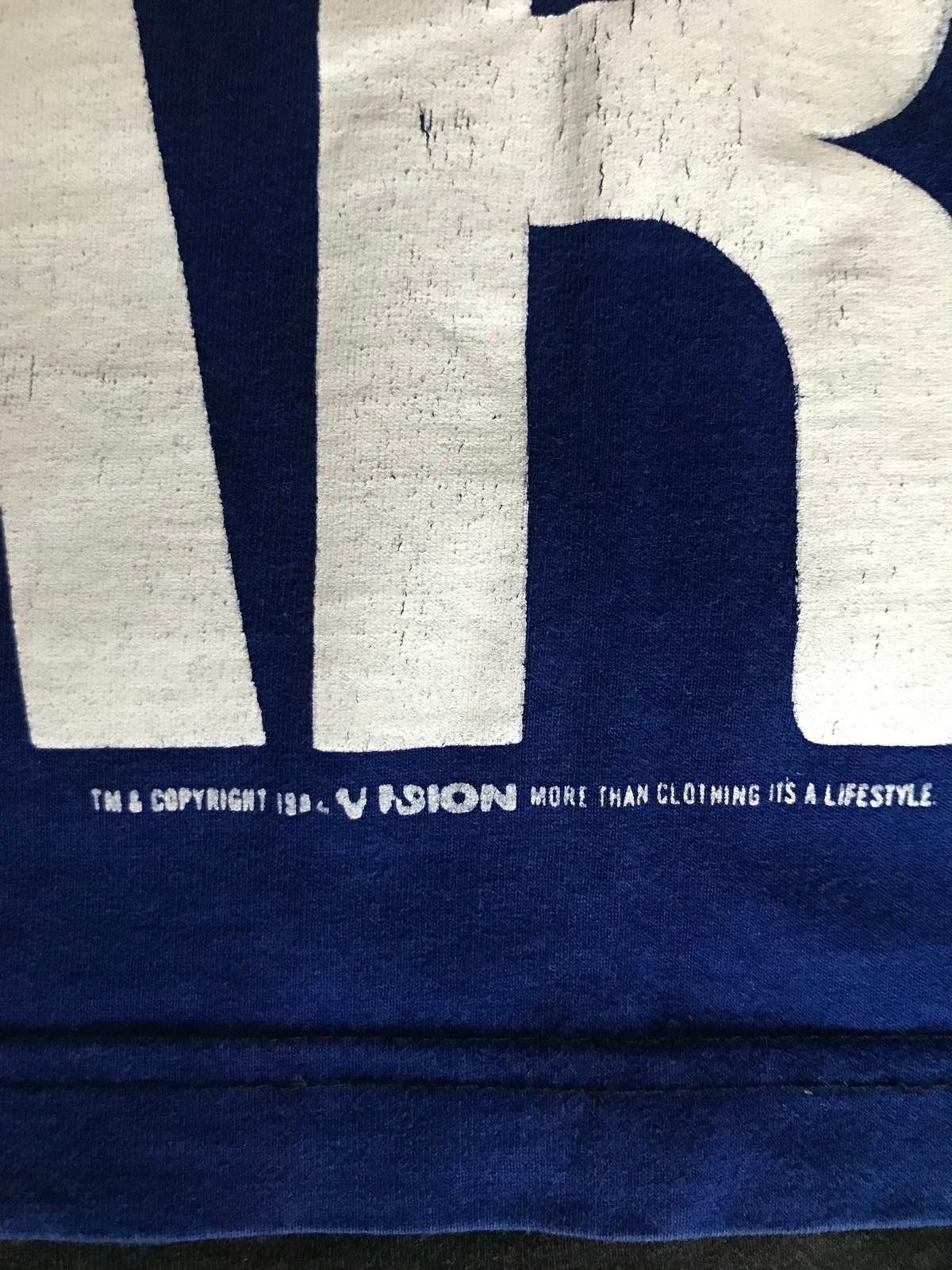 Vision Streetwear Vtg Orig Vision Streetwear "Vision Rock Wear" Skate T 1988 Size US XL / EU 56 / 4 - 6 Thumbnail