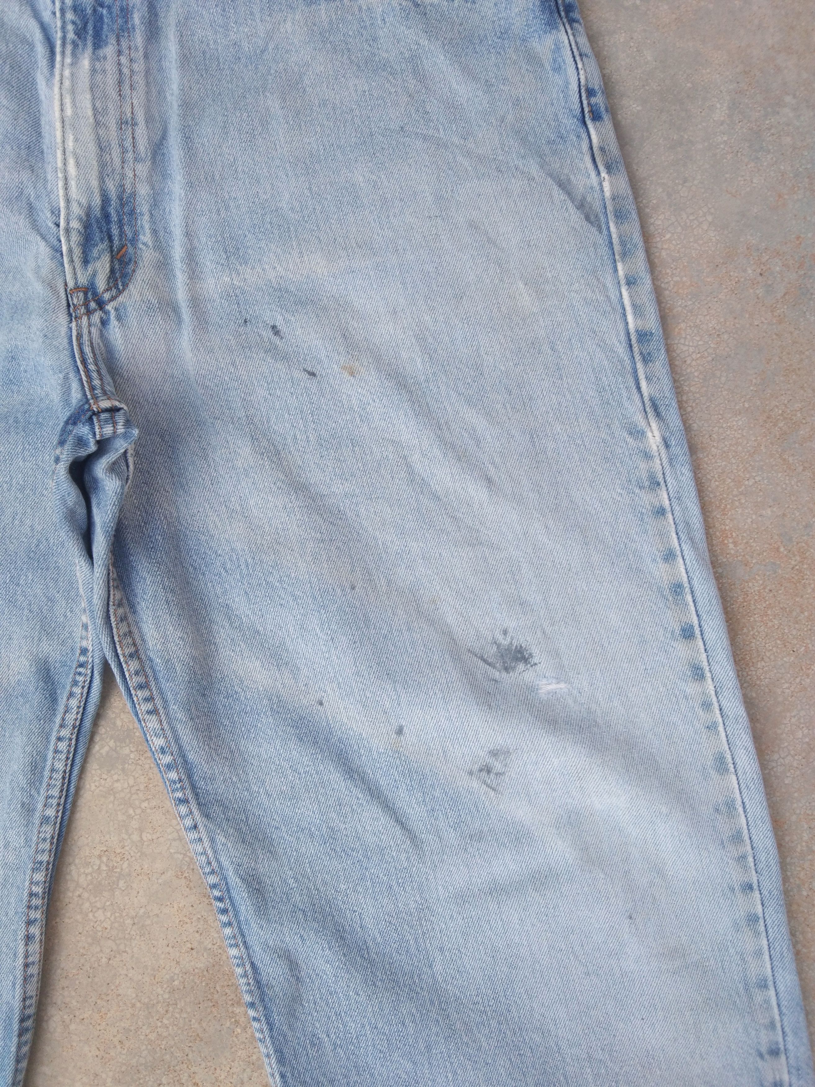 Levi's Vintage Levi's Jeans 550 Relaxed Distressed Denim 40x32 Size US 40 / EU 56 - 5 Thumbnail