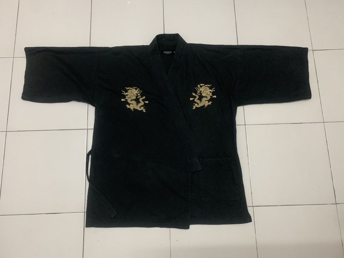 Japanese Brand Vintage Kimono Japan Dragon Size US M / EU 48-50 / 2 - 1 Thumbnail