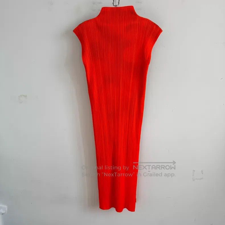 Issey Miyake Issey Miyake Red Dress Size S / US 4 / IT 40 - 2 Thumbnail
