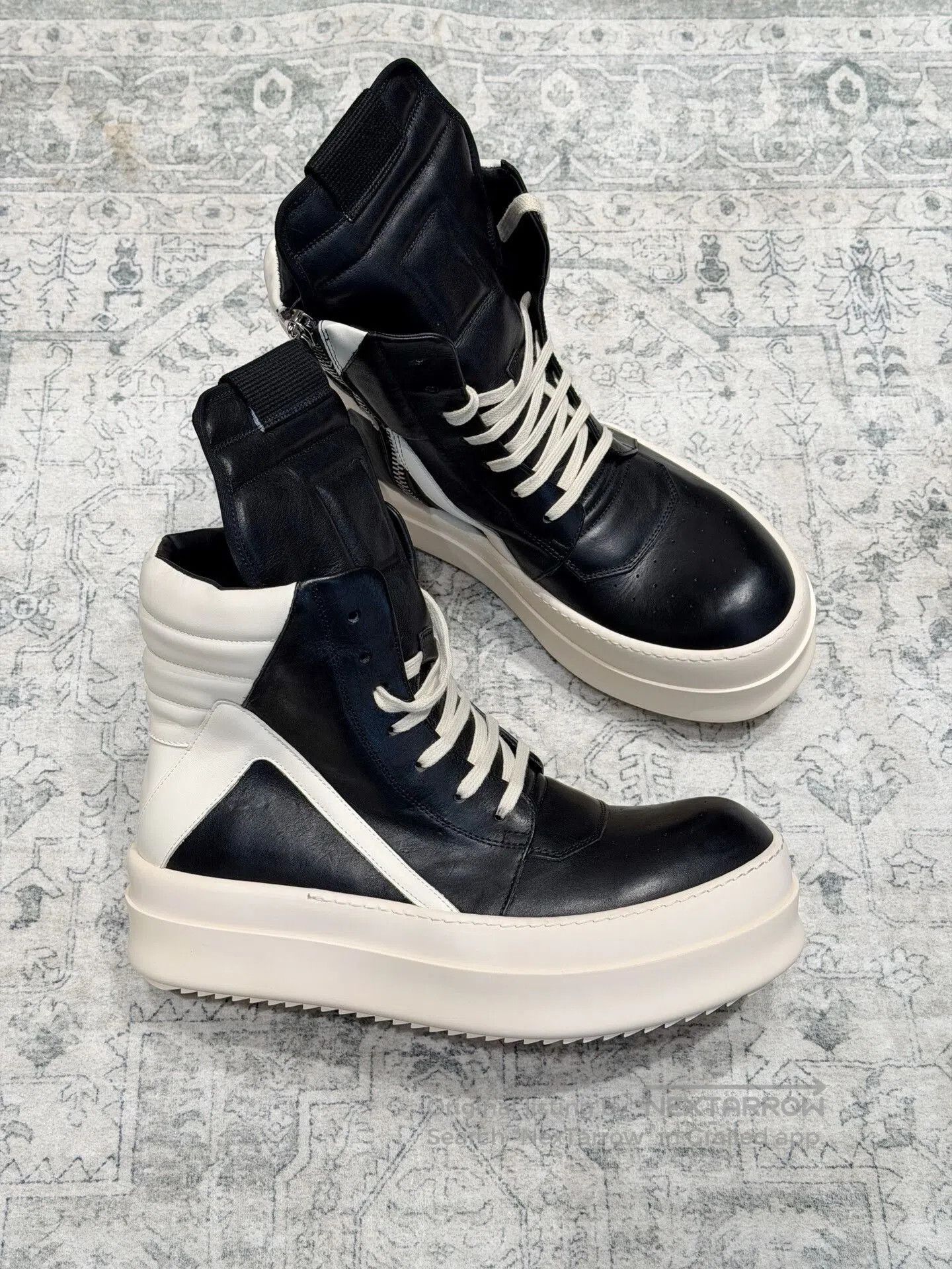 Rick Owens Rick Owens Platform Inverted Triangle High-Top. Size US 10 / EU 43 - 5 Thumbnail
