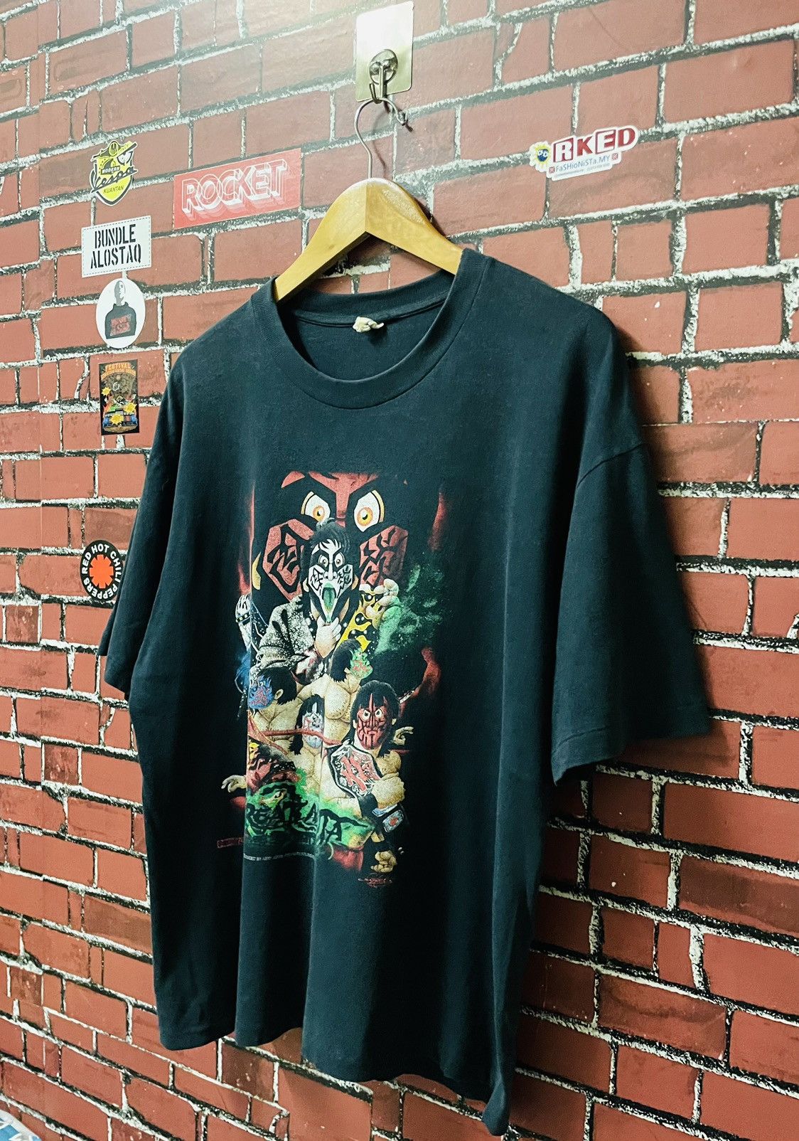 Vintage VINTAGE WWE/WCW JAPAN SUPERSTARZ 90s Size US XL / EU 56 / 4 - 3 Thumbnail
