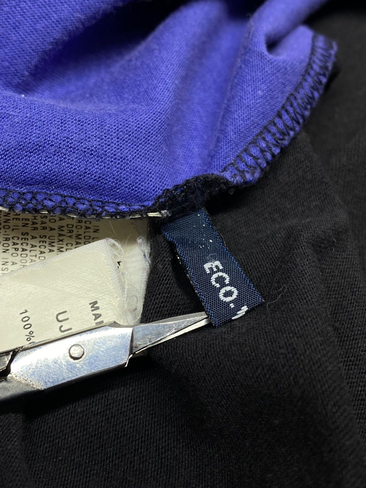 Armani 🔥 Y2K ARMANI JEANS LOGO LONGSLEEVE FUTURE-FORWARD CLUB VIBES Size US XL / EU 56 / 4 - 13 Thumbnail