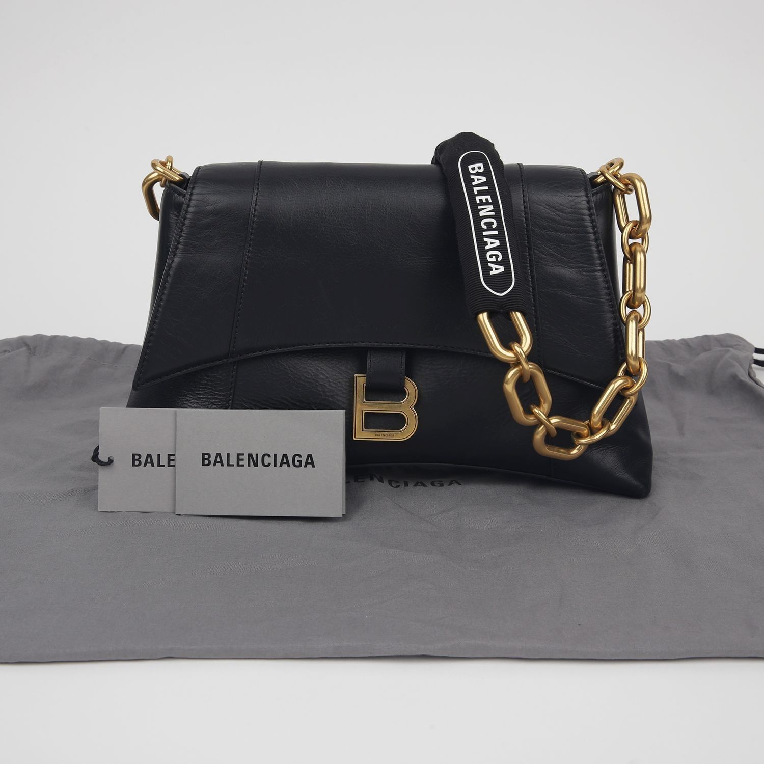 Balenciaga Downtown small shoulder bag with chain Size ONE SIZE - 1 Thumbnail