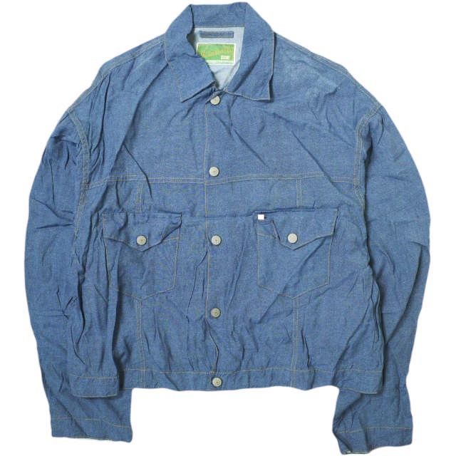 Other Other WESTOVERALLS DUMMY DENIM Rayon Denim Jacket Others Outerwear 18SWBZ01D DUTY FREE for USA Size ONE SIZE - 1 Thumbnail