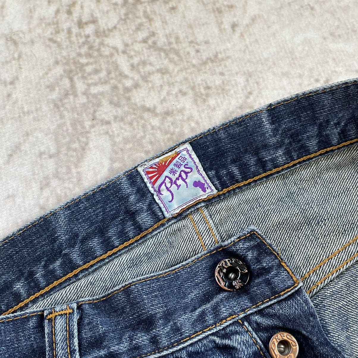 Japanese Brand × Prps PRPS Japan Opium Carti Distressed Baggy Denim Jeans Size US 34 / EU 50 - 17 Thumbnail
