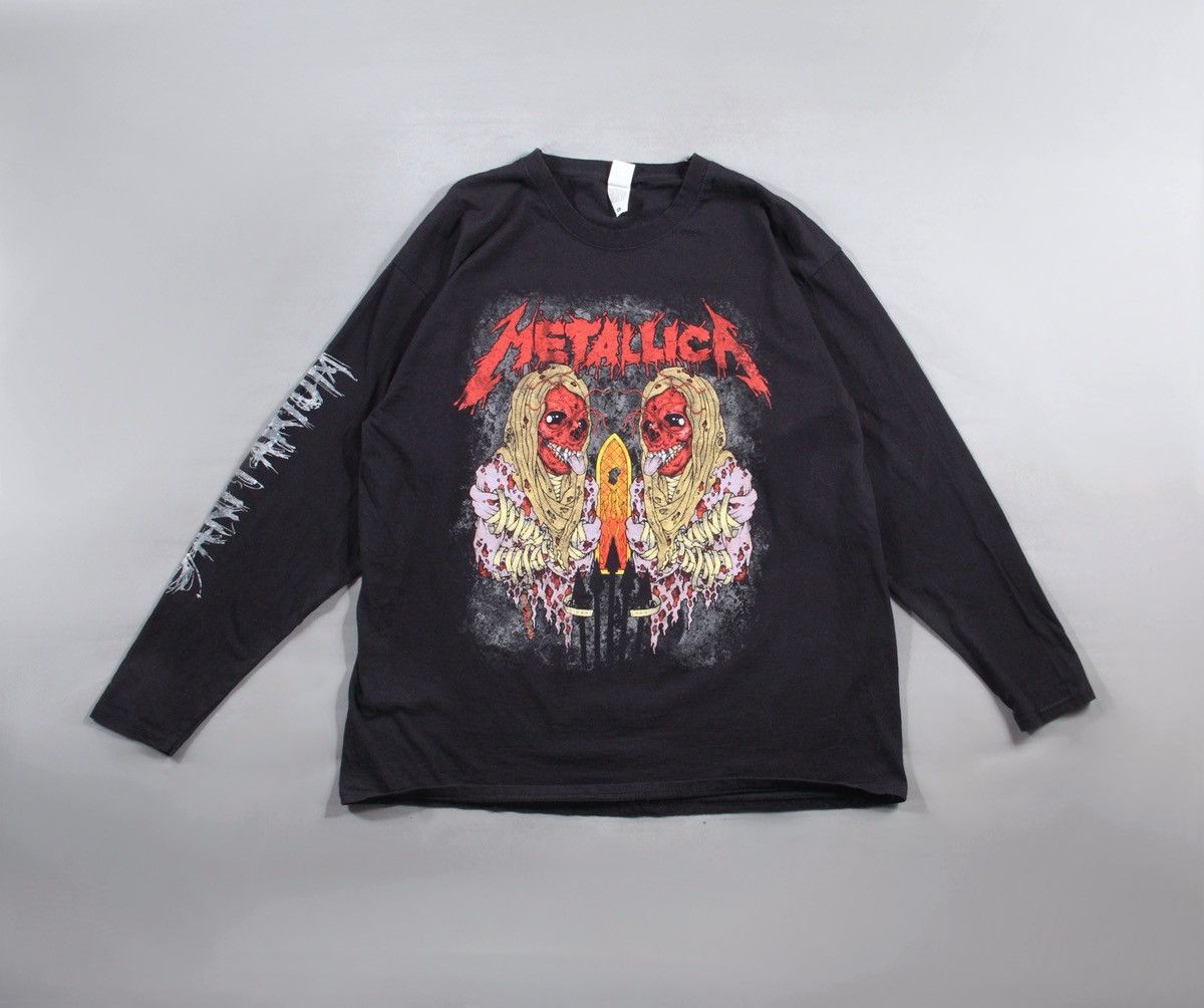 Metallica Metallica Vintage Black Shirt Tee Longsleeve USA Rock Tou XL Size US XL / EU 56 / 4 - 1 Thumbnail