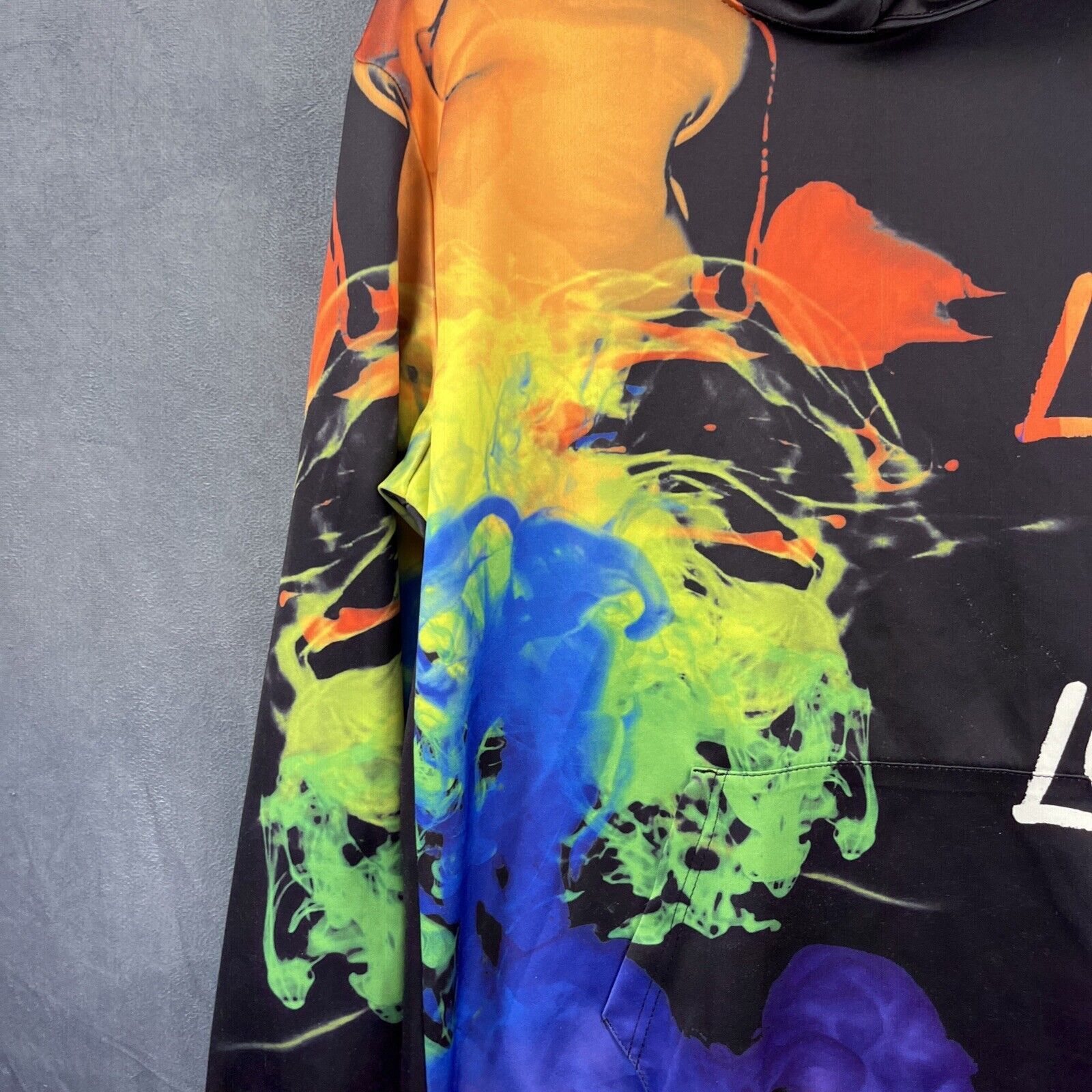 Other Tie-dye Love is Love Hoodie Men's Small Colorful Smoke San F Size US S / EU 44-46 / 1 - 4 Thumbnail
