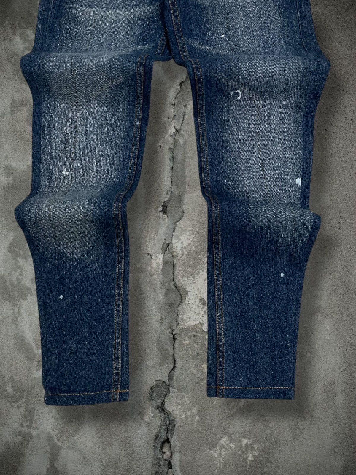 Designer Vintage Rare Og Designer Taverniti Scar Stitch Metal Denim Size US 28 / EU 44 - 3 Thumbnail