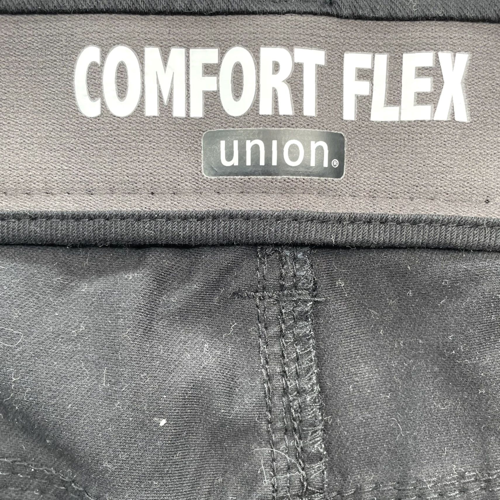 Union LA Union Comfort Flex Pants 39x31 Black Minimalist Preppy Performance Workwear Regular Mens Size US 39 - 7 Thumbnail