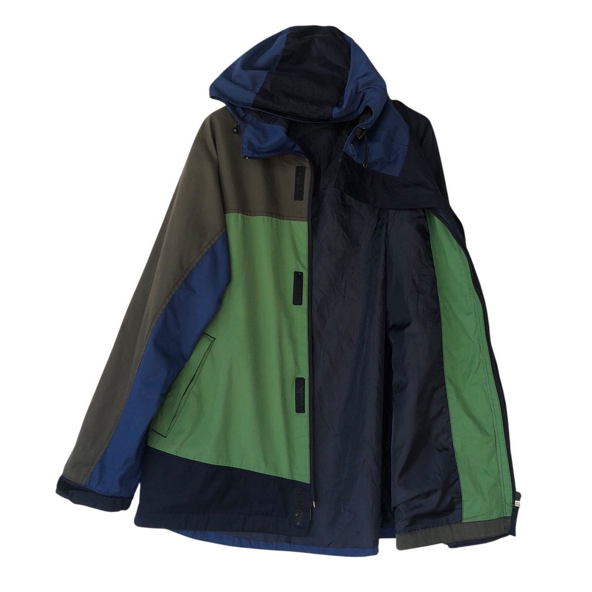 GU × Japanese Brand × Undercover Gu Colour Block Outdoor Jacket Size US XL / EU 56 / 4 - 7 Thumbnail
