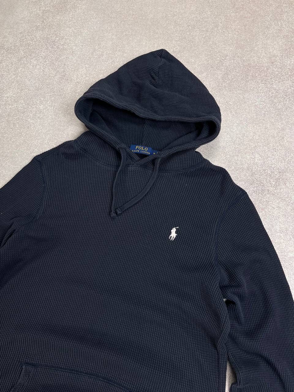 Polo Ralph Lauren × Vintage Vintage Polo Ralph Laufen Waffle Boxy Hoodie M Size US M / EU 48-50 / 2 - 4 Thumbnail