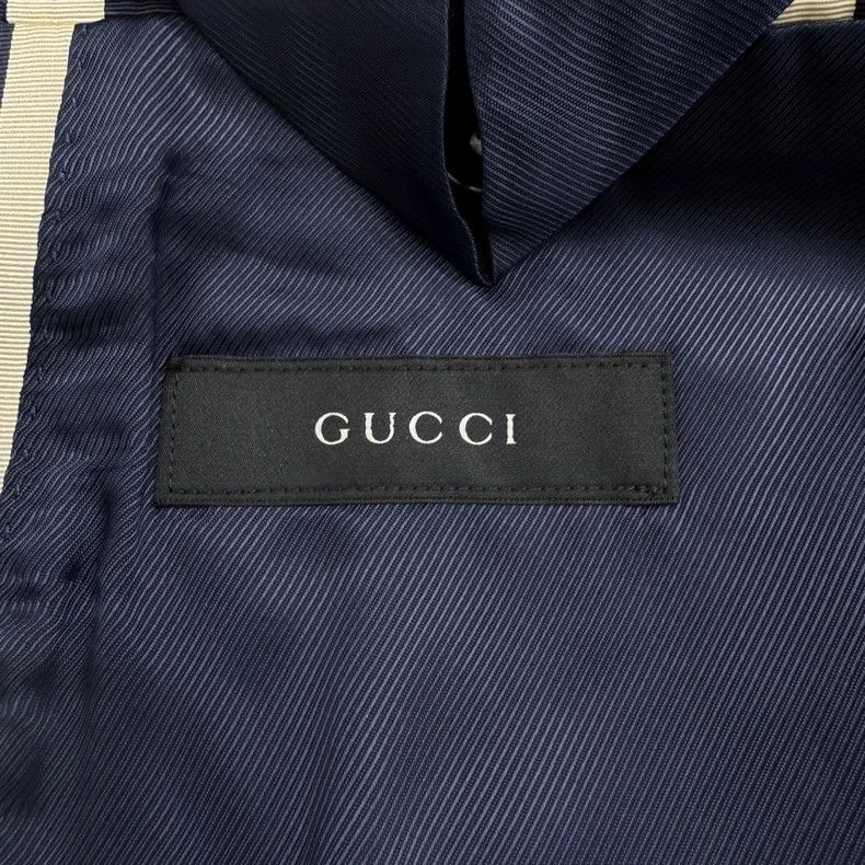 Gucci Gucci White and blue striped suit jacket 2505-Nextarrow Size US M / EU 48-50 / 2 - 2 Thumbnail