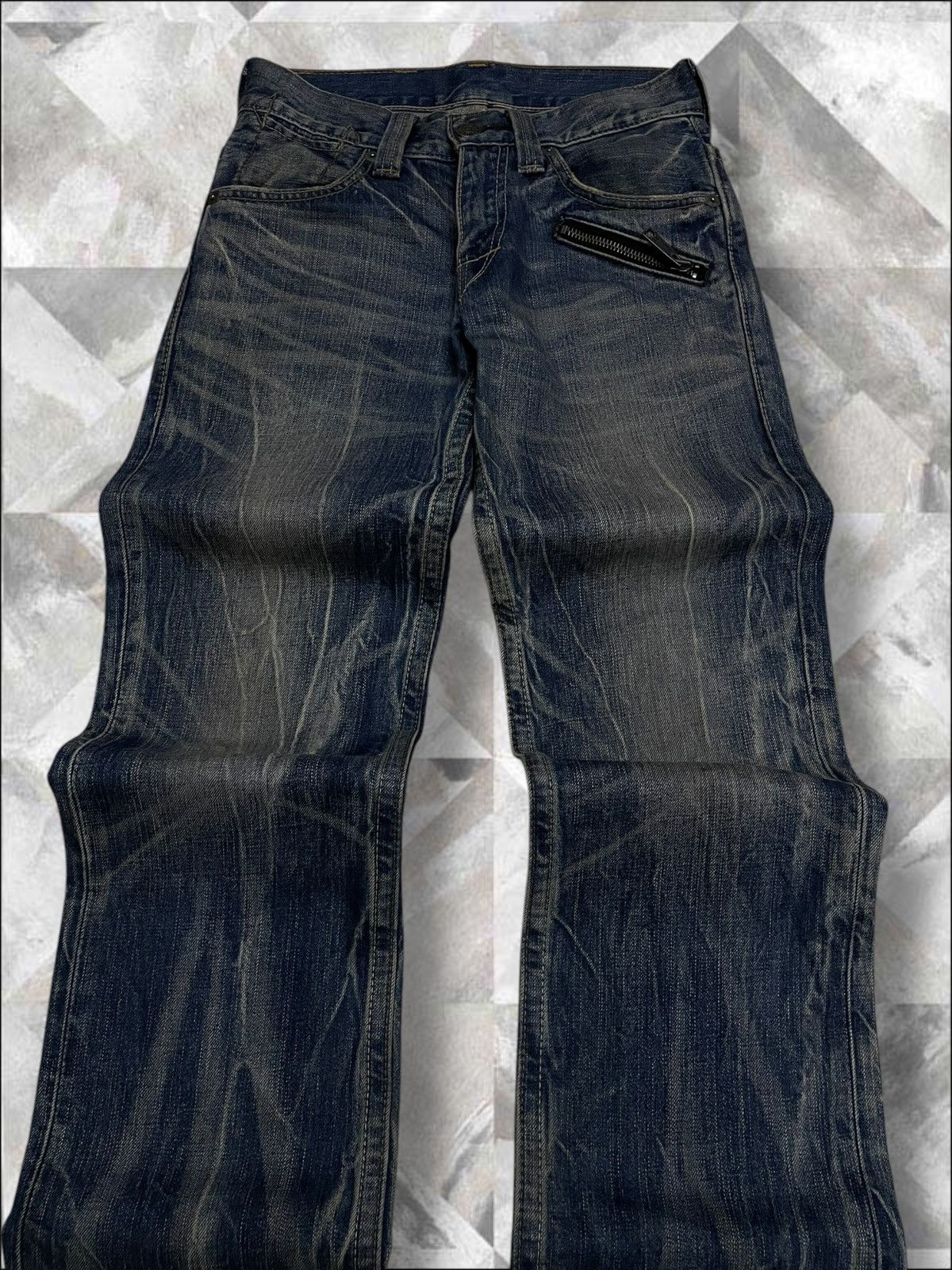 Levi's Vintage Clothing Vintage 1990s Designer Levis 502 Distressed Regular Denim Size US 28 / EU 44 - 4 Thumbnail
