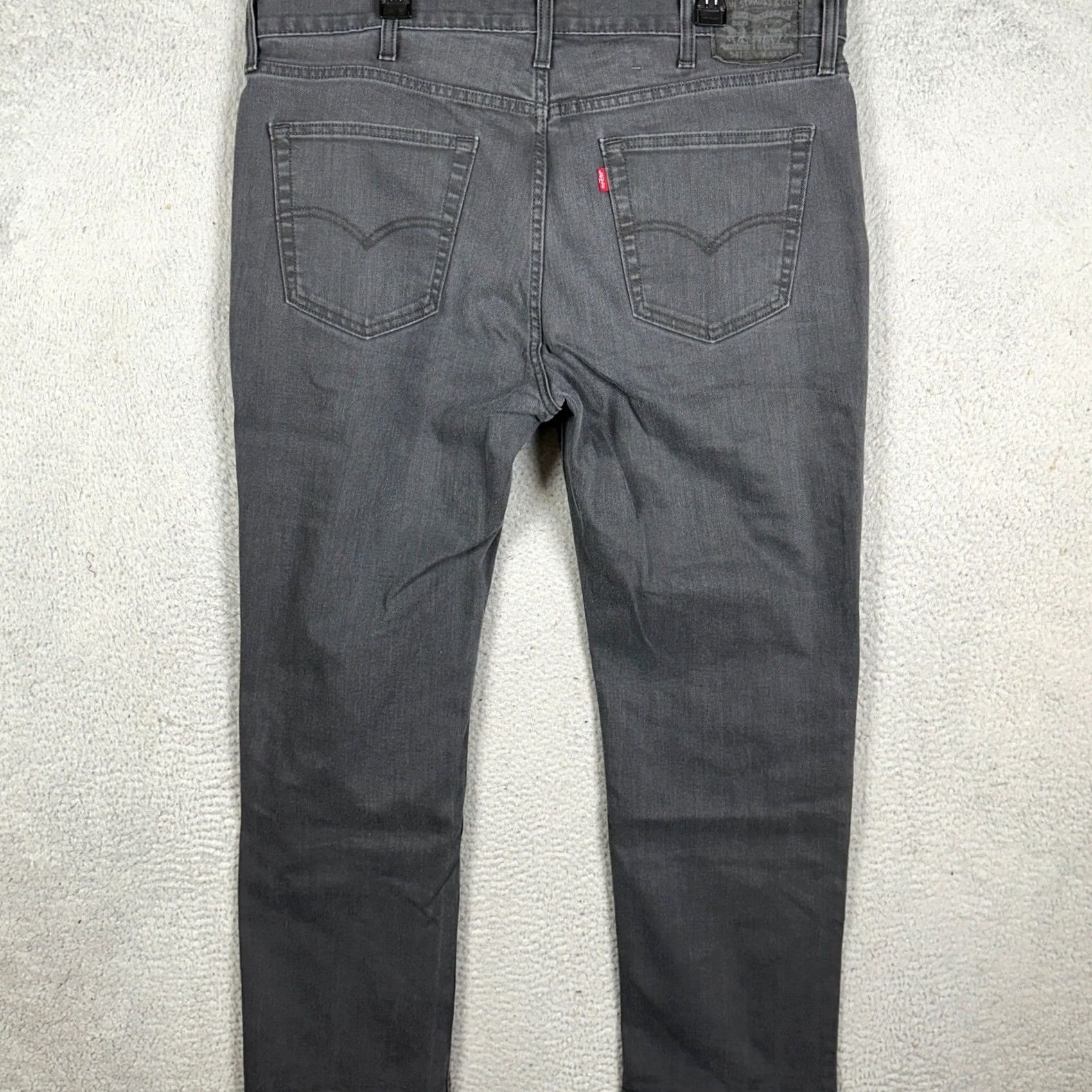 Levi's Levi's 541 Athletic Taper Jeans Black 40x32 5-Pocket Denim Stretch Mens Jeans Tapered Leg Dark Wash Size US 40 / EU 56 - 2 Thumbnail
