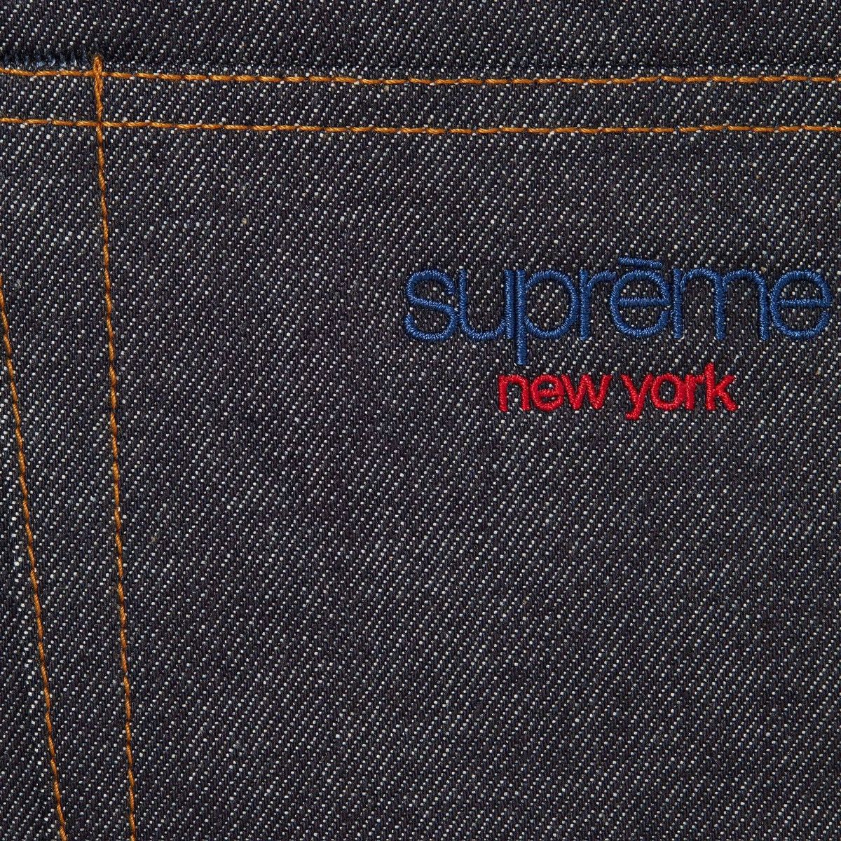 Supreme Supreme BAGGY SELVEDGE JEAN Size 36 Rigid Indigo Denim SS25 Size US 36 / EU 52 - 3 Thumbnail