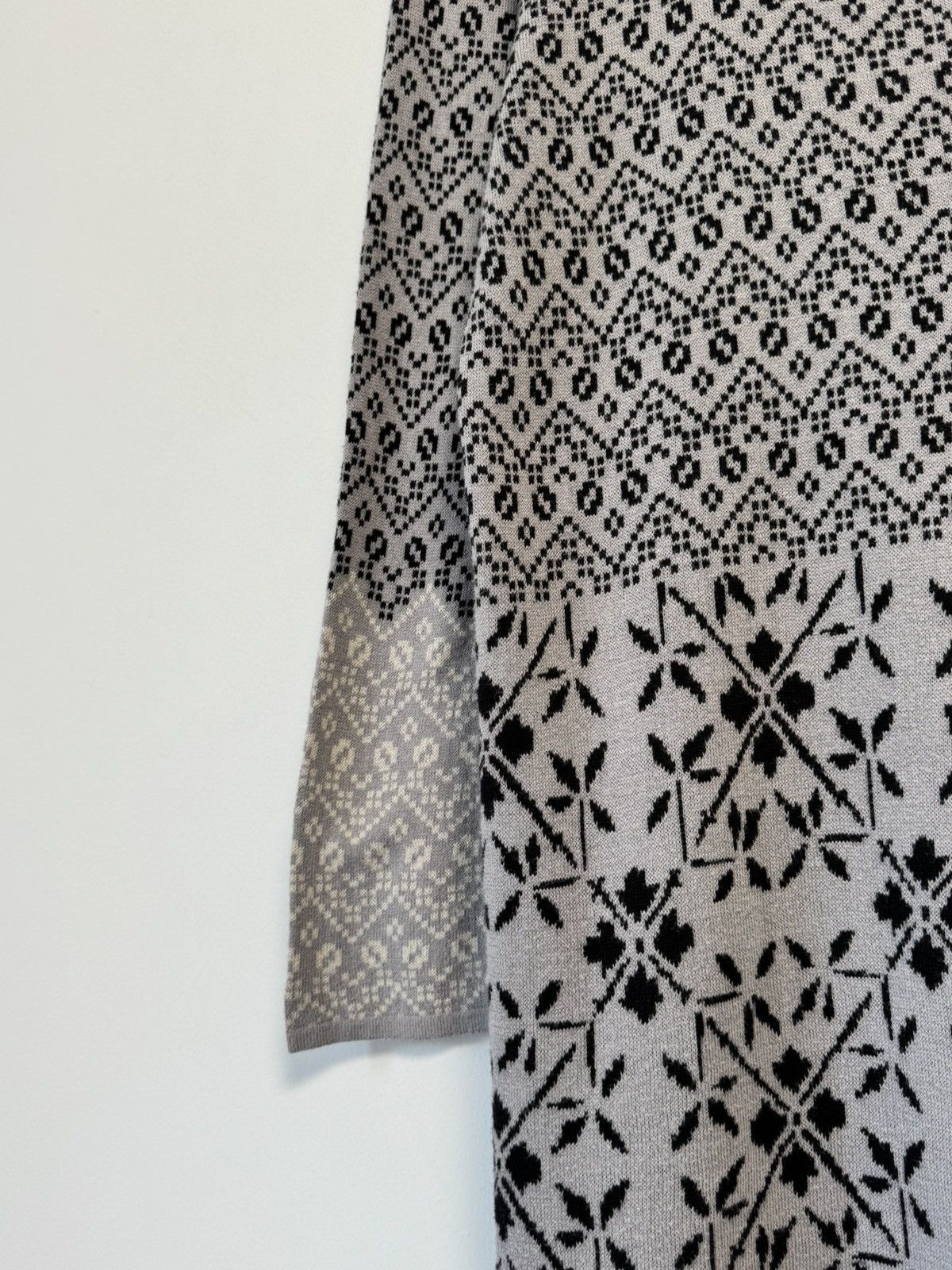 Gudrun Sjoden Gudrun Sjoden Knitted Cotton All Over Printed Midi Dress Size XL / US 12-14 / IT 48-50 - 5 Thumbnail
