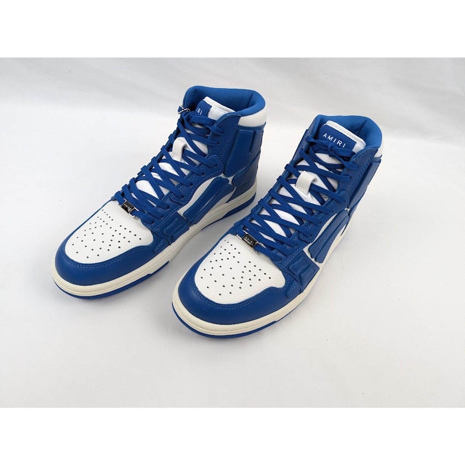 Amiri o1rshd1 Skel Hi-Top Sneakers in Blue/White Size US 12 / EU 45 - 5 Thumbnail