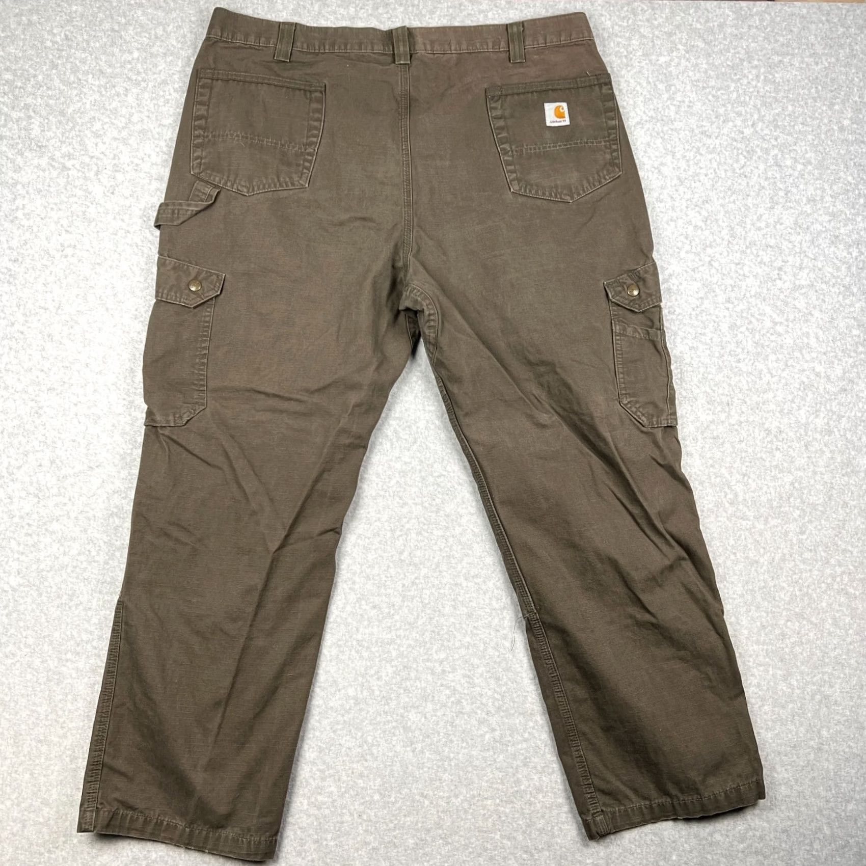 Carhartt Carhartt Ripstop Double Front Knee Cargo Pants 42x30 Relaxed Mens Brown B342 DFE - Excellent Condition Size US 42 / EU 58 - 2 Thumbnail