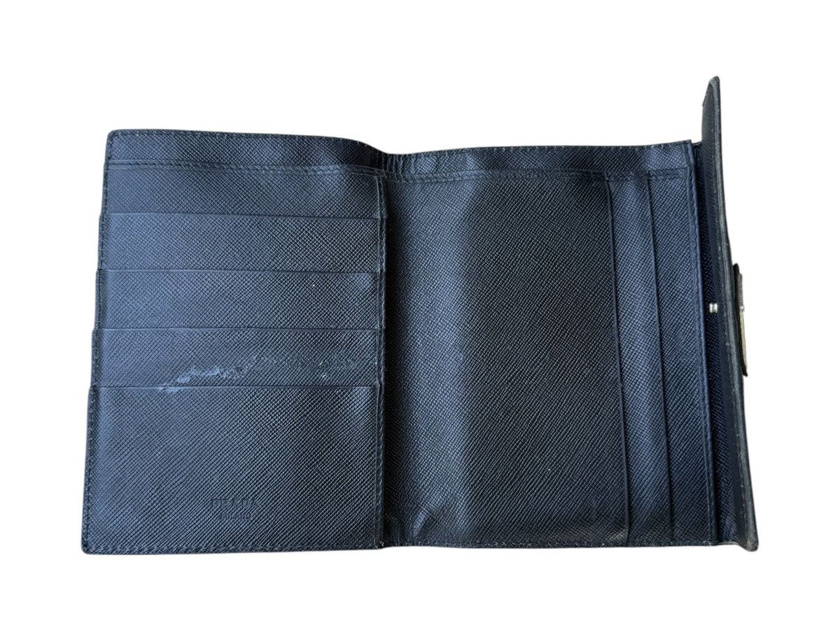 Prada Vintage Prada Logo Plaque Nylon Folding Wallet Size ONE SIZE - 9 Thumbnail