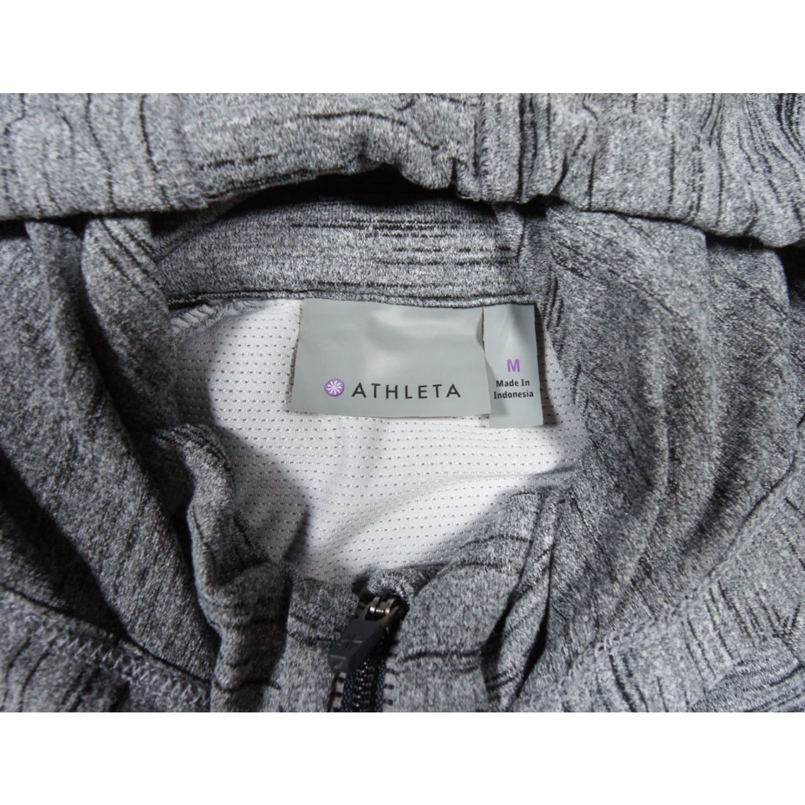 Athleta Athleta Hoodie Womens Medium Gray Half Zip Pullover Activewear Size M / US 6-8 / IT 42-44 - 5 Thumbnail