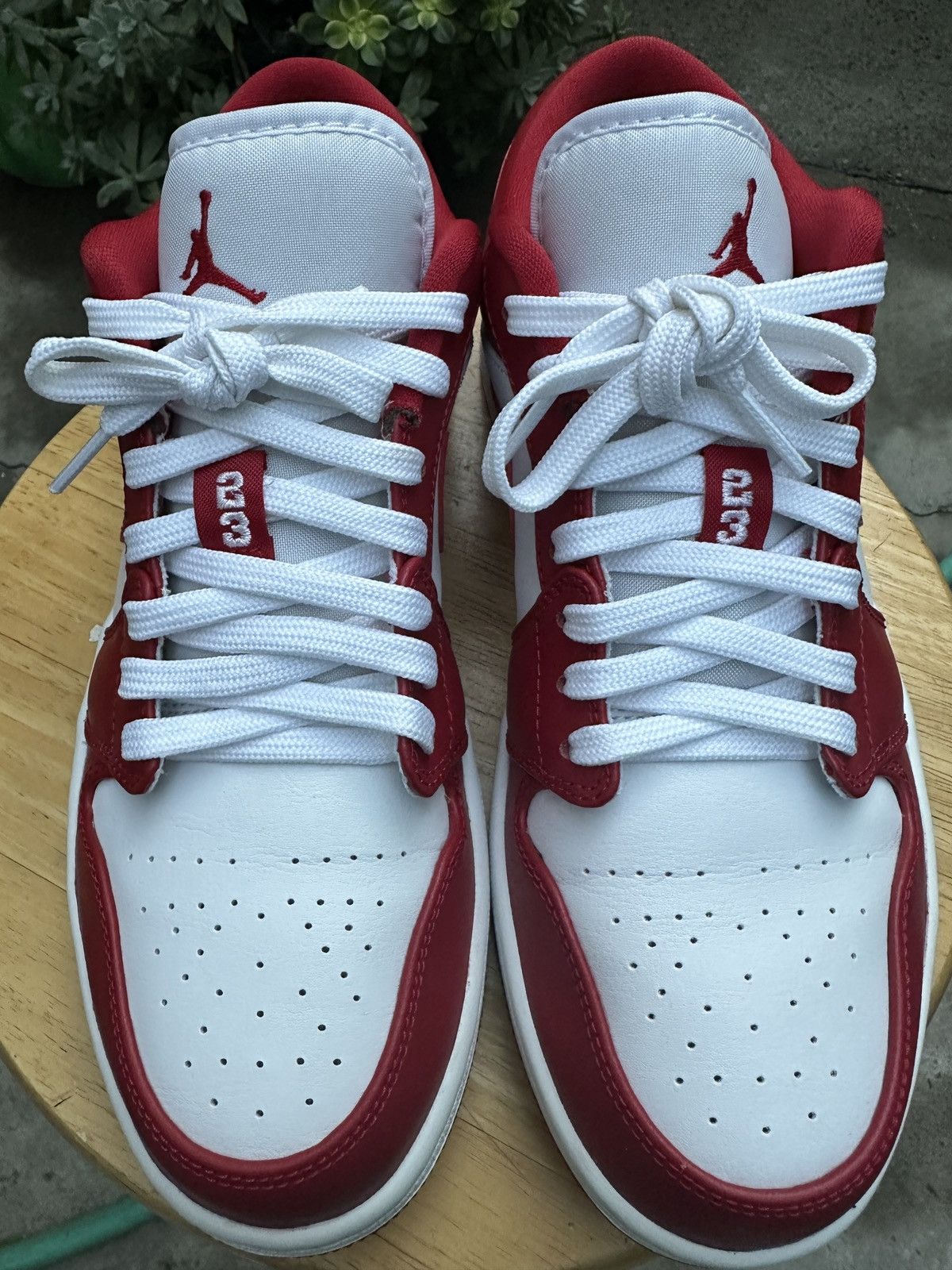 Jordan Brand × Nike Jordan 1 Low Gym Red White ( Size 8 ) (Used) Size US 8 / EU 41 - 8 Thumbnail
