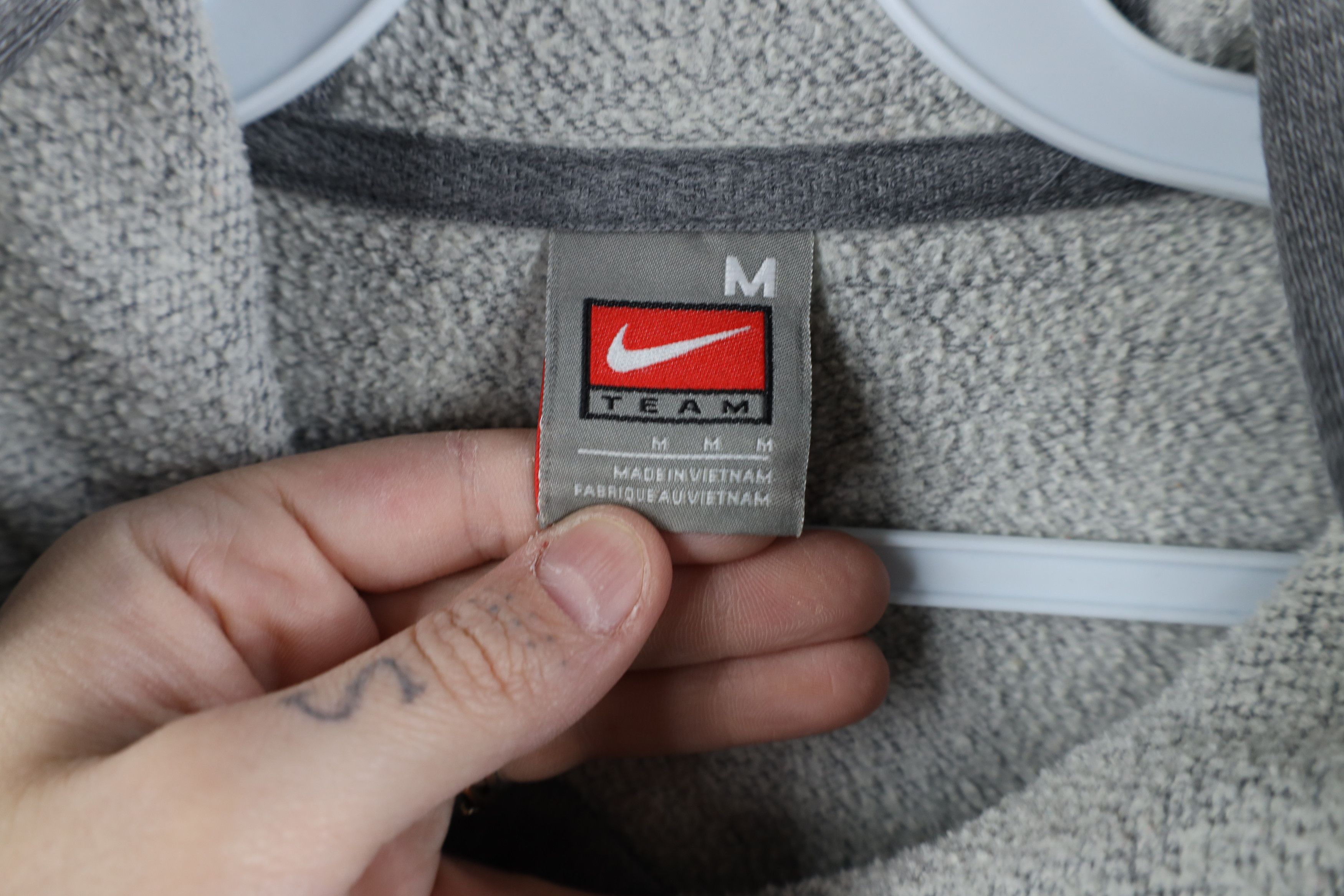 Nike × Vintage Vintage Nike Swoosh Michigan Tech University Football Hoodie Size US M / EU 48-50 / 2 - 5 Thumbnail