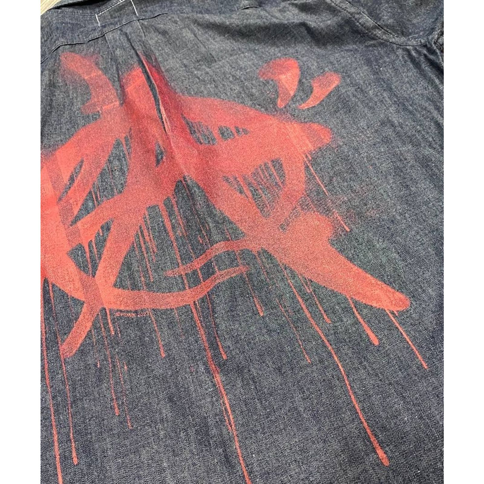 Other Punk LA Anarchy Denim Landscape Button Up Metal Grunge M Size US M / EU 48-50 / 2 - 5 Thumbnail