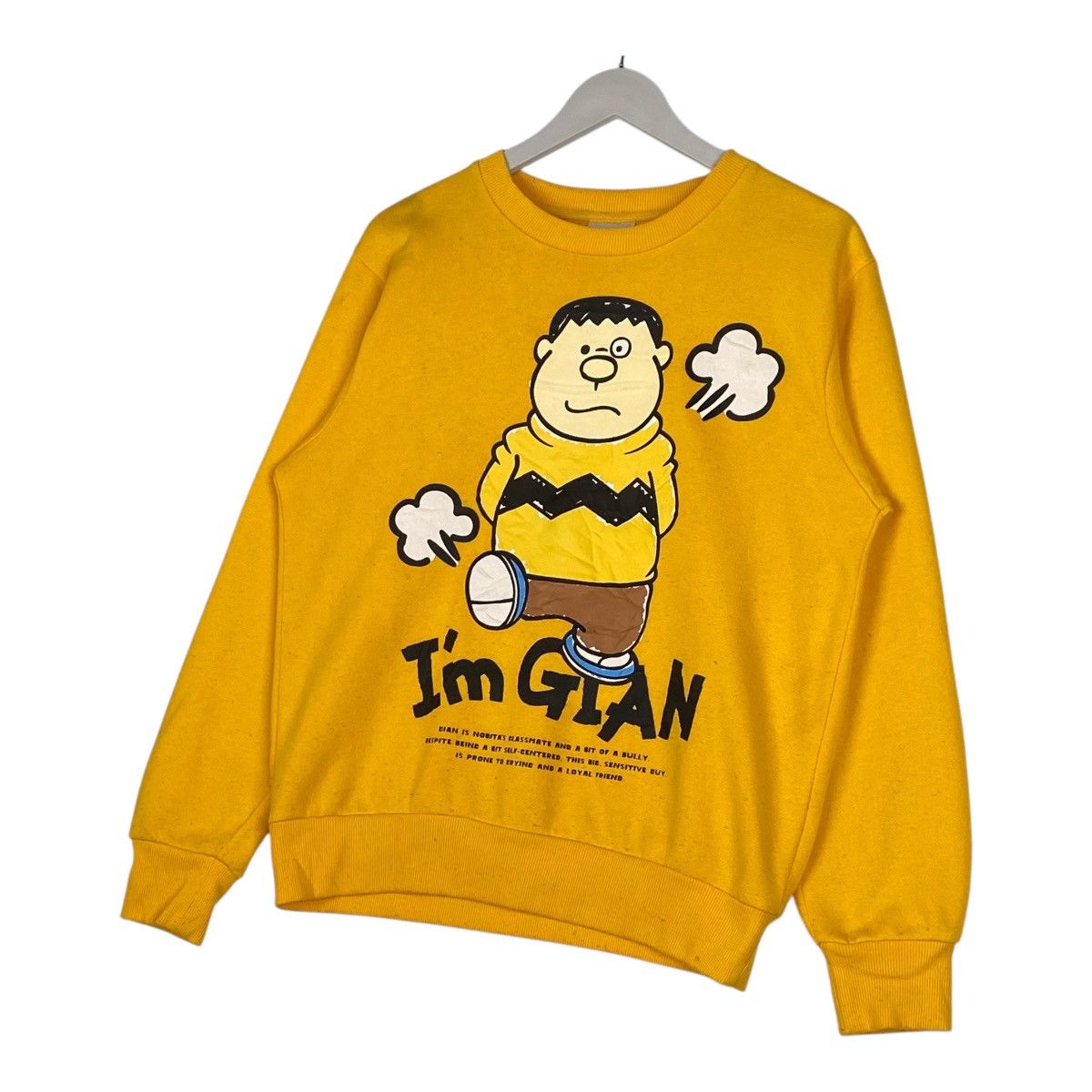 Japanese Brand × Vintage Vintage I’m Doreamon Printed Crewneck Sweatshirt Yellow Size M / US 6-8 / IT 42-44 - 2 Thumbnail