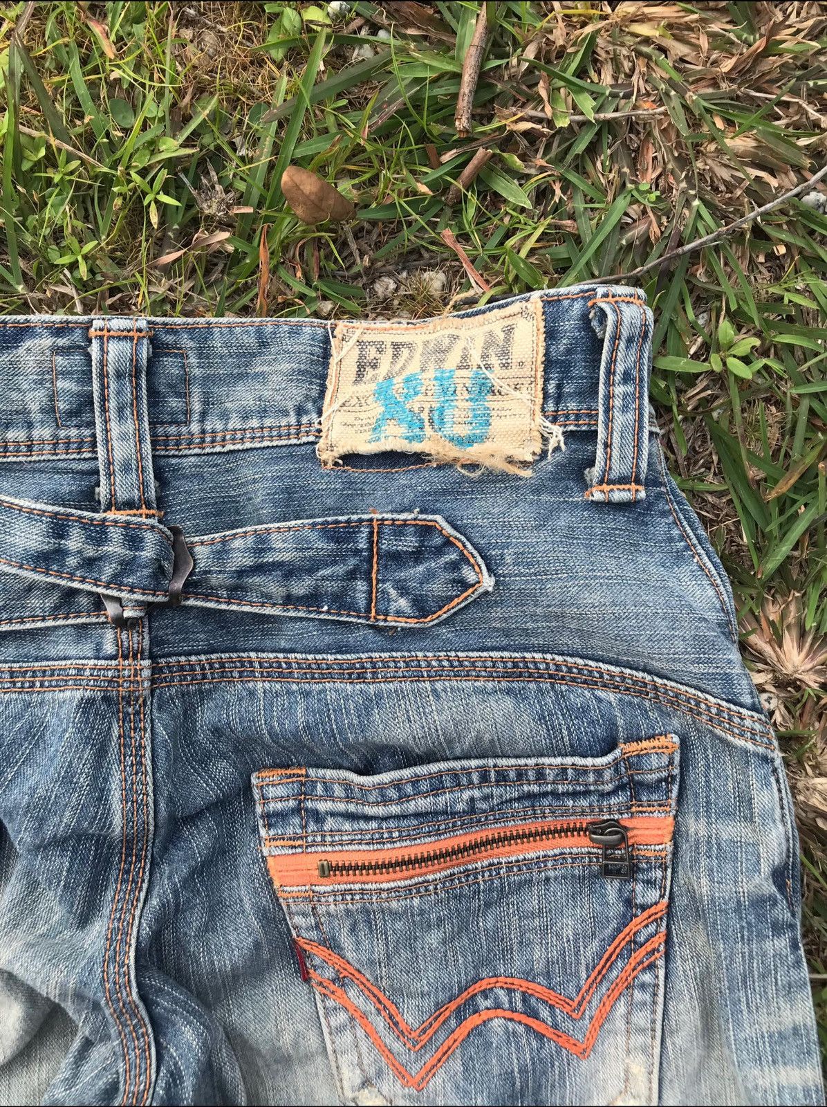 Edwin × If Six Was Nine × Vintage Edwin 443XVS Exclusive Vintage Buckle Jeans Size US 31 - 2 Thumbnail