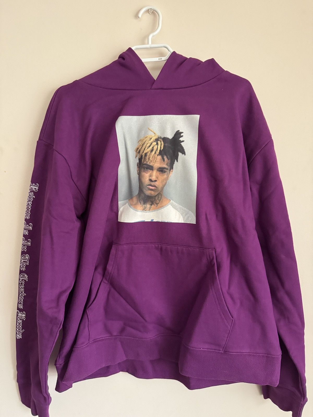REVENGE XXXTentacion Mugshot フーディーパーカー○関送無料○ Revenge XXXTentacion Mugshot Hoodie Black Men's - FW23 - US