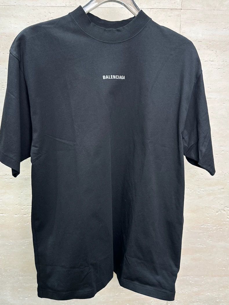 Balenciaga Balenciaga Black reflective T-shirt Size US S / EU 44-46 / 1 - 1 Thumbnail