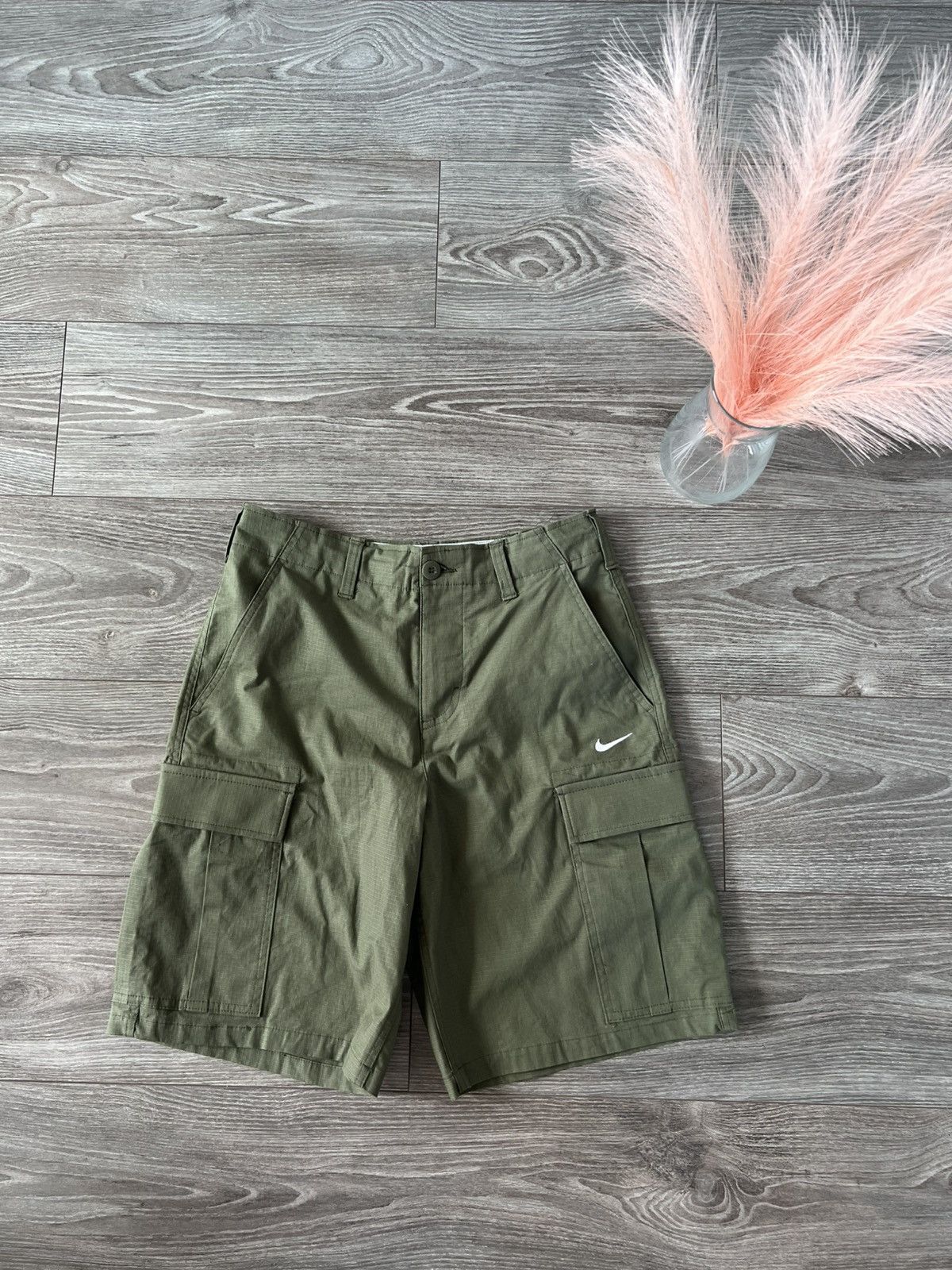 Nike × Nike SB Nike SB New Collection Cargo Hard Wear Avant Garde Shorts Size US 30 / EU 46 - 4 Thumbnail
