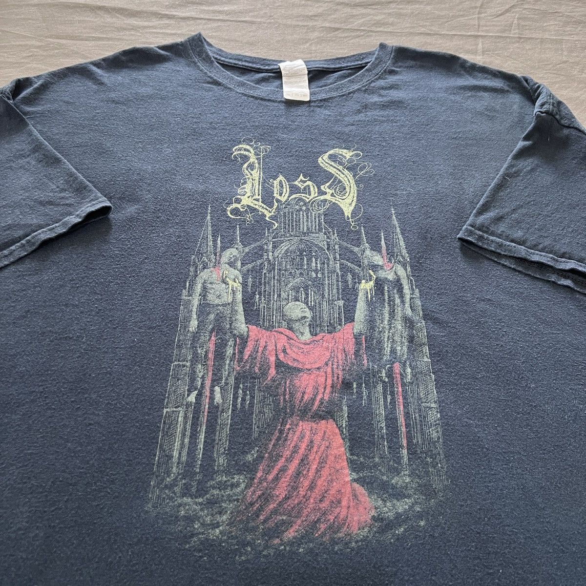 Band Tees Vintage Y2K LOSS Death Doom metal band Tee 3XL Oversized Size US XXL / EU 58 / 5 - 1 Thumbnail