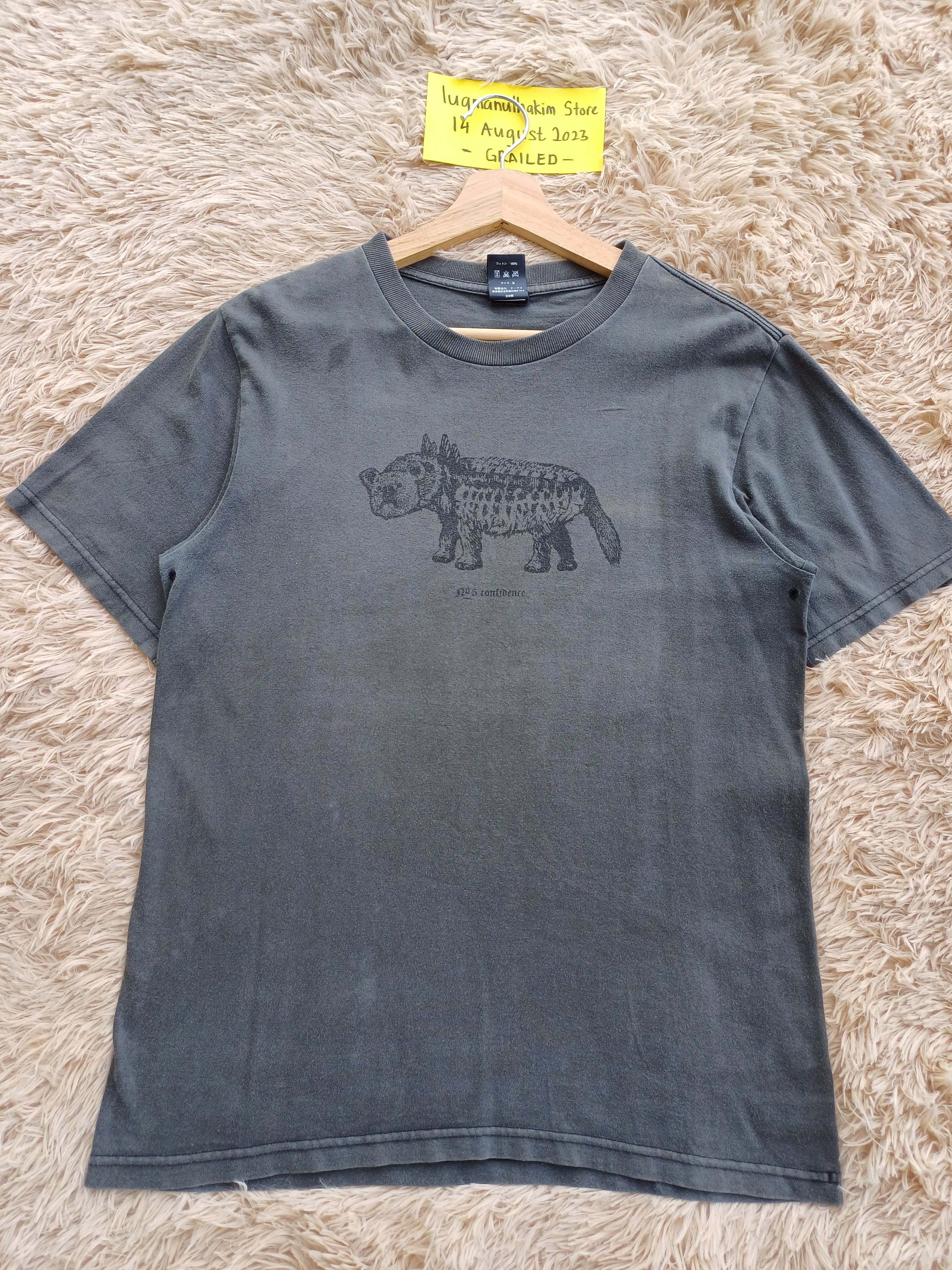 Number (N)ine RARE SS2006 Number (N)ine Skeleton Dinosaur Print T-shirt Size US S / EU 44-46 / 1 - 4 Thumbnail