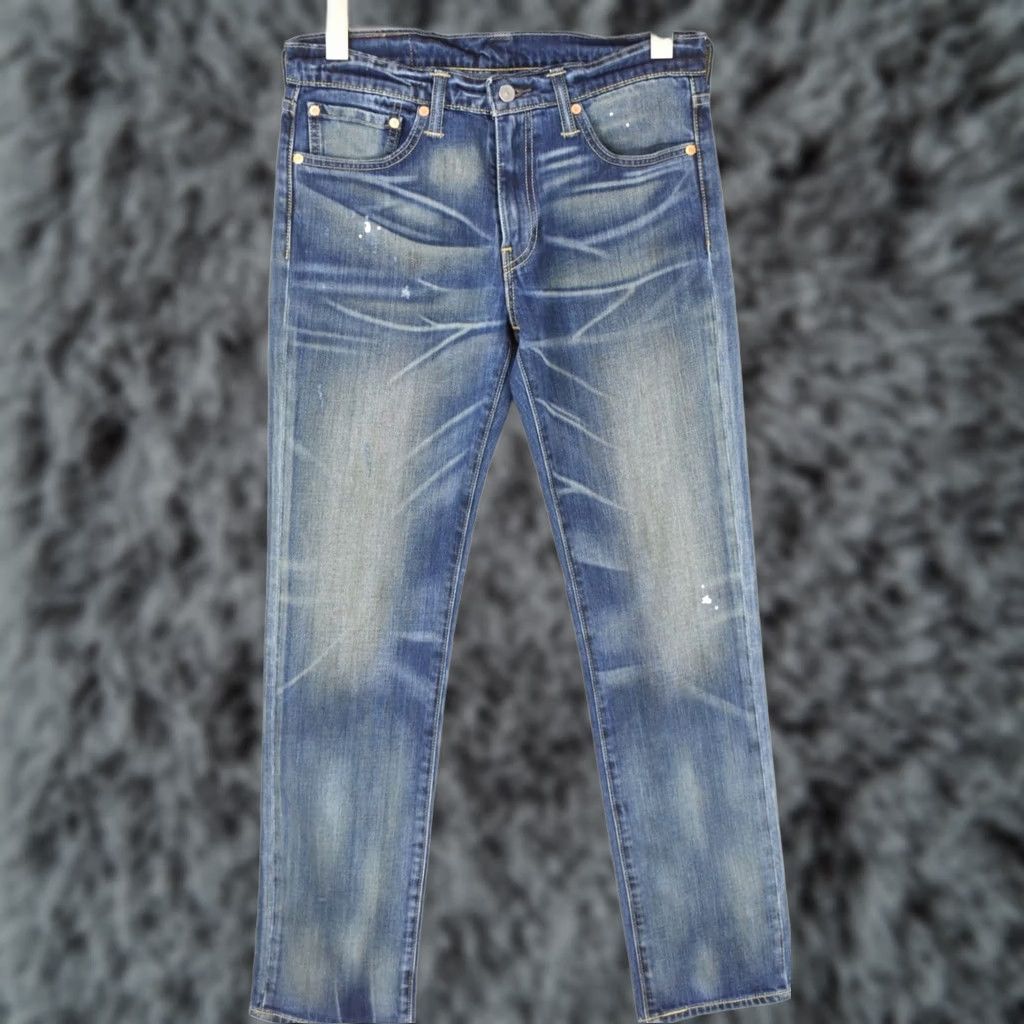 Levi's Levi'S Jeans Mens W31/L32 Men Painted Slim Fit Ripped Whiskers Faded Size US 31 - 1 Thumbnail