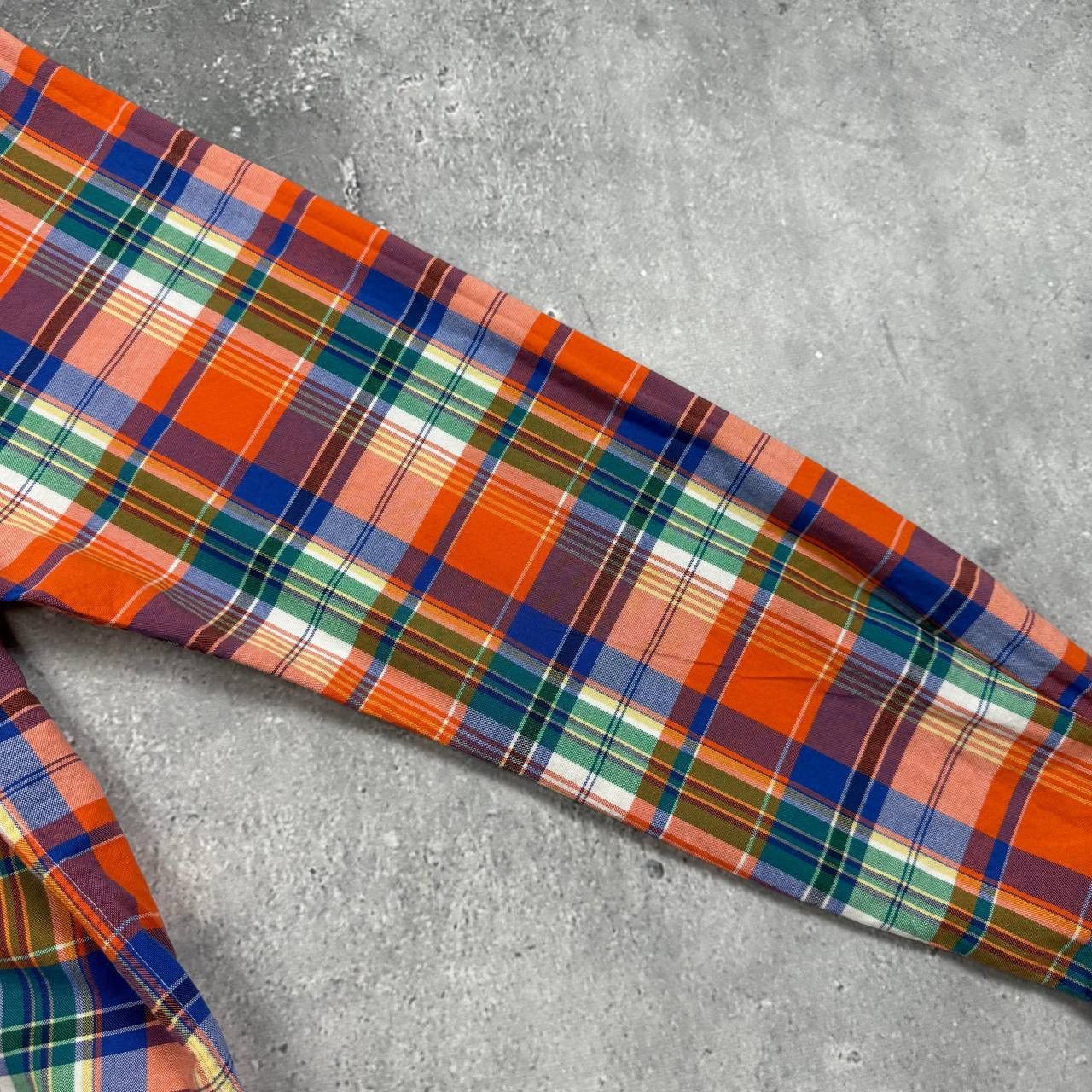 Ralph Lauren Ralph Lauren Slim Fit Stretch Oxford Plaid Button-Up Shirt Size US M / EU 48-50 / 2 - 13 Thumbnail