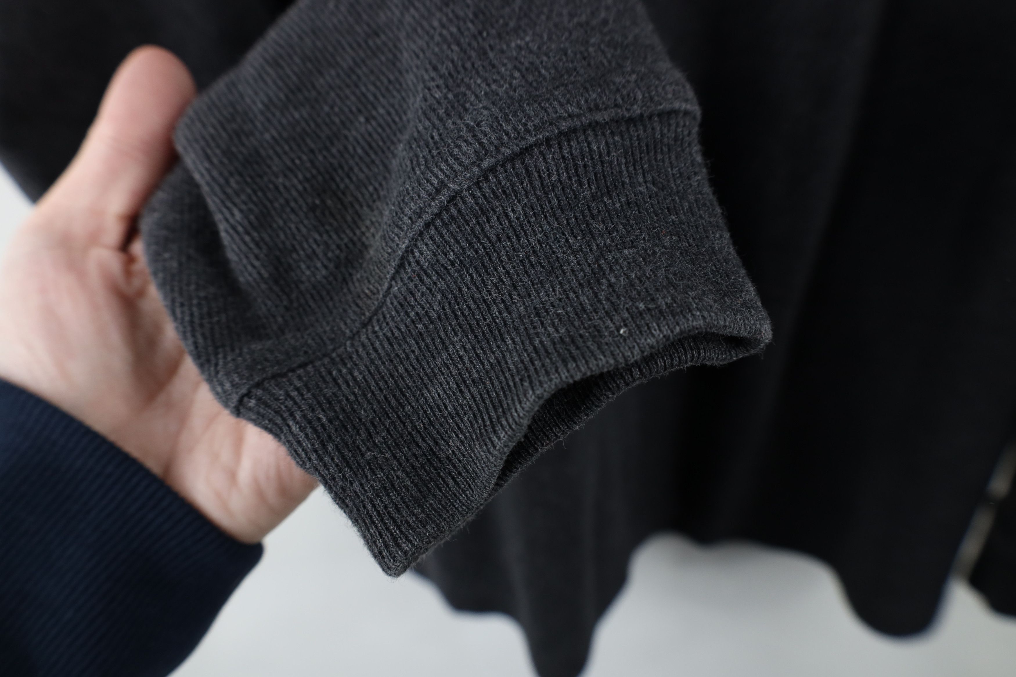 Vintage Vintage 90s Streetwear Heavy Ribbed Knit Long Sleeve Polo Size US M / EU 48-50 / 2 - 6 Thumbnail
