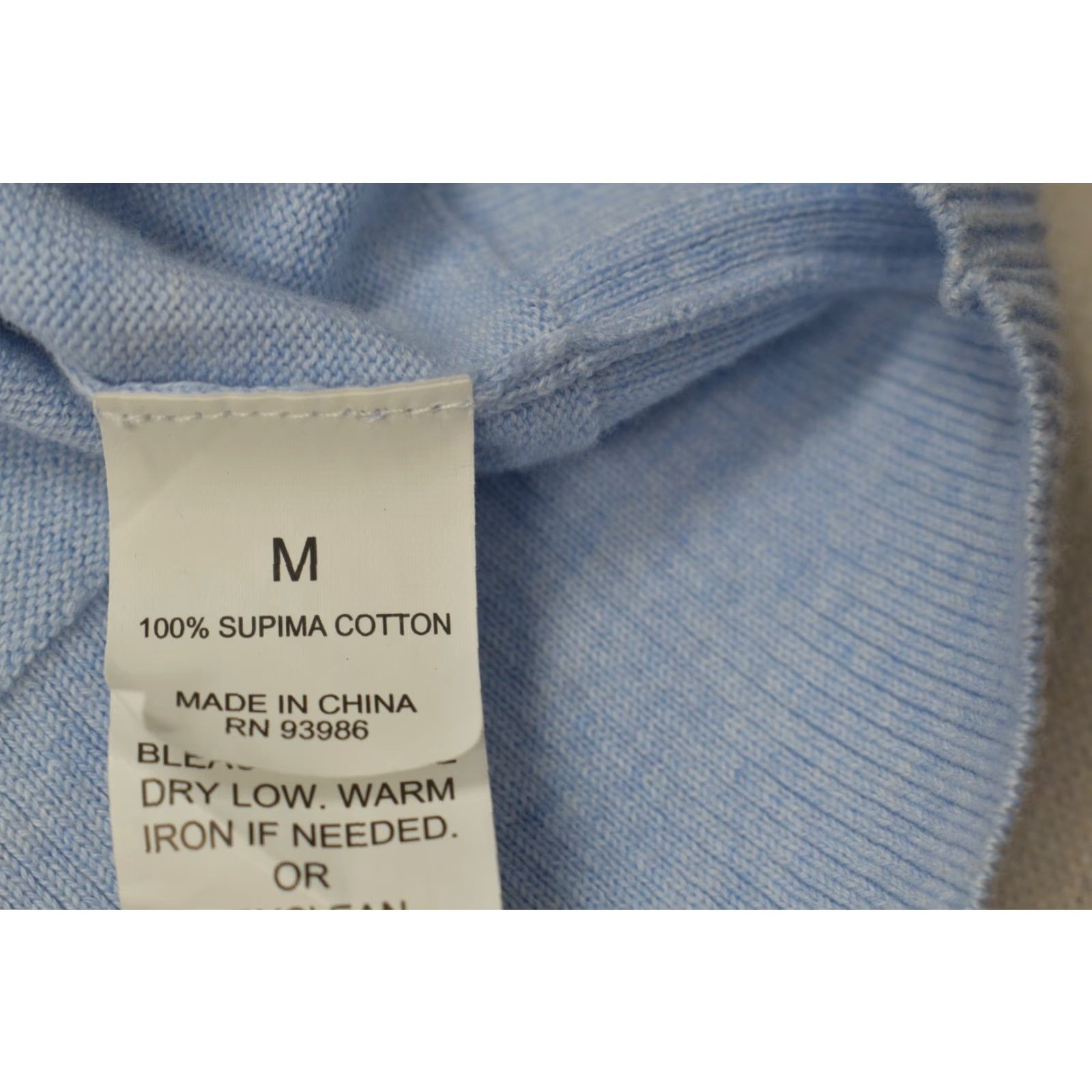 Brooks Brothers Brooks Brothers Men 2XL Supima Cotton Light Blue 1/4 Zip Pullover Sweater Shirt Size US XXL / EU 58 / 5 - 8 Thumbnail