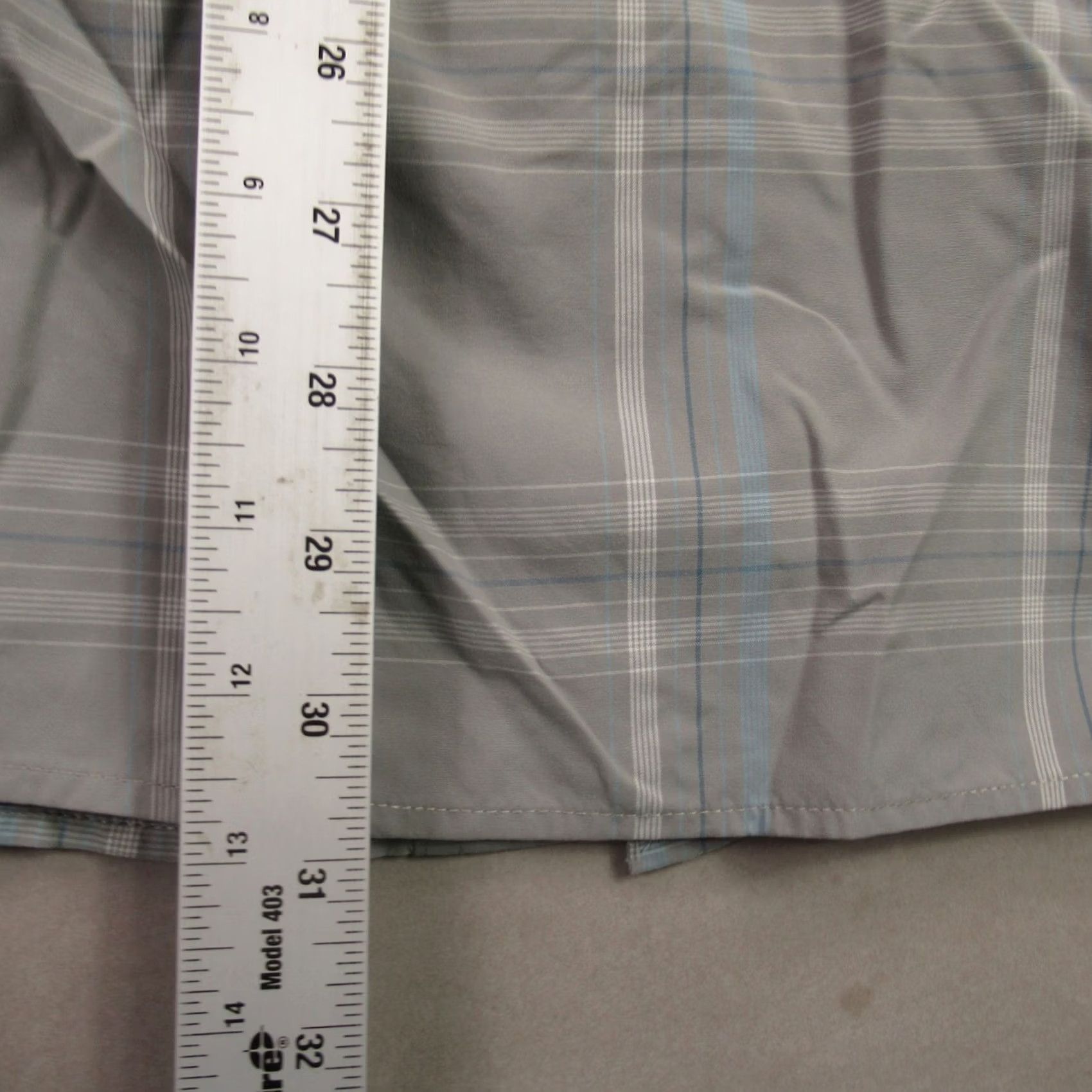 Vintage Woolrich Shirt Mens Short Sleeve Button Front Plaid Gray Casual Outdoor Large L Size US L / EU 52-54 / 3 - 8 Thumbnail