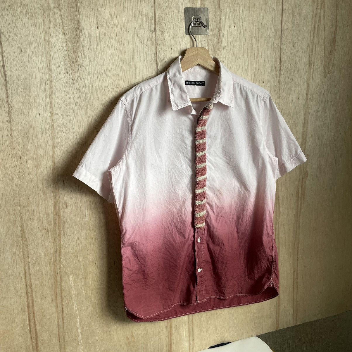 Issey Miyake Issey Miyake Tie Shirt 🍒 Size US M / EU 48-50 / 2 - 2 Thumbnail