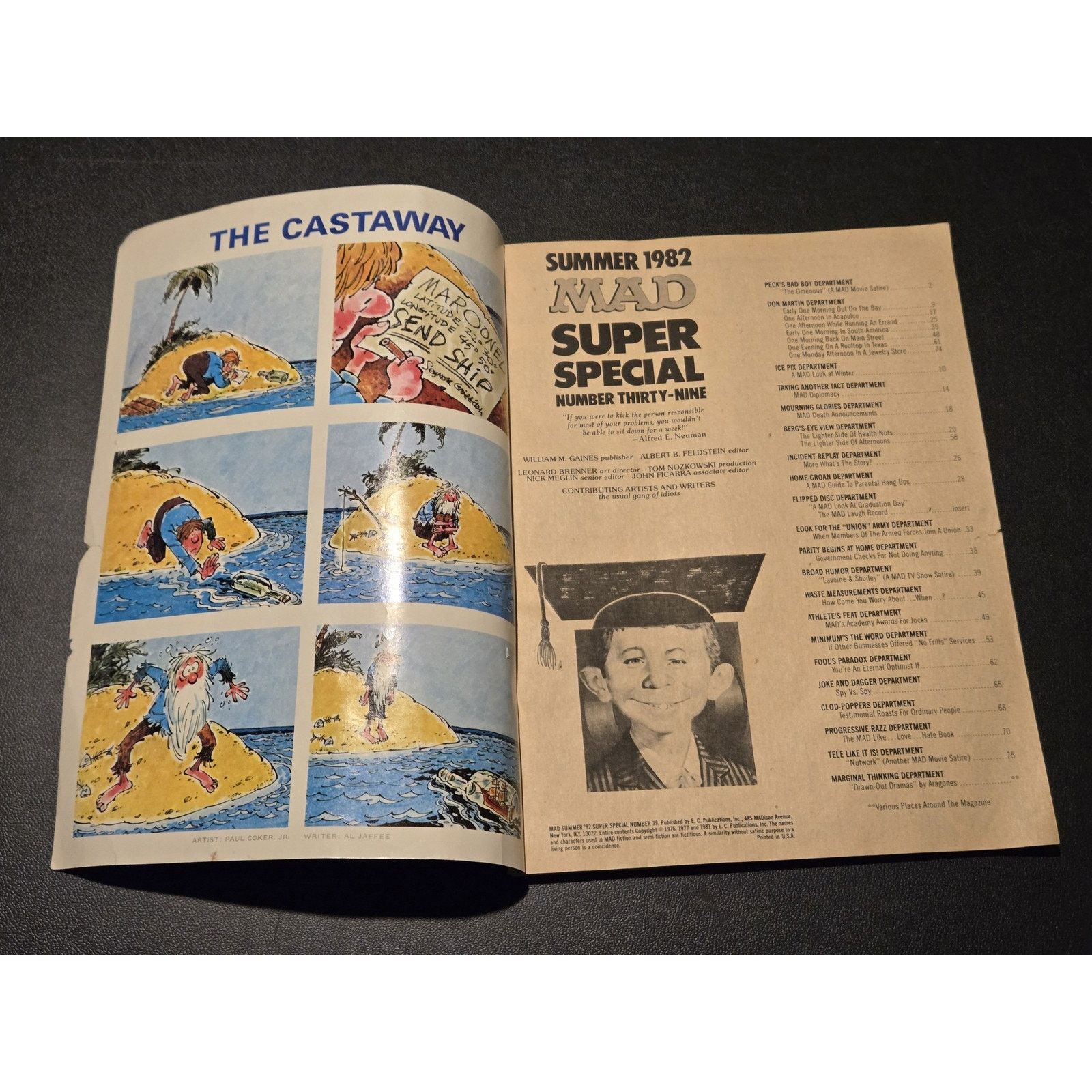Other MAD Super Special Summer 1982 - Issue #39 - Magazine Size ONE SIZE - 2 Thumbnail